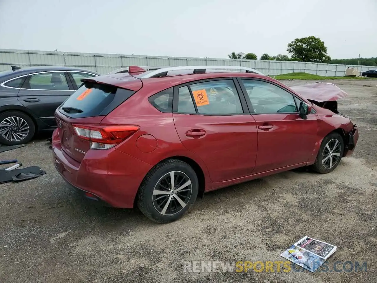 3 fotografías del automóvil dañado 4S3GTAD63K3714703 SUBARU IMPREZA 2019