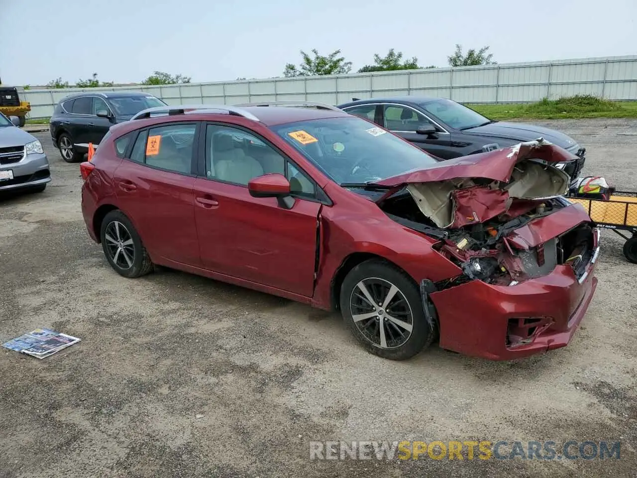 4 fotografías del automóvil dañado 4S3GTAD63K3714703 SUBARU IMPREZA 2019
