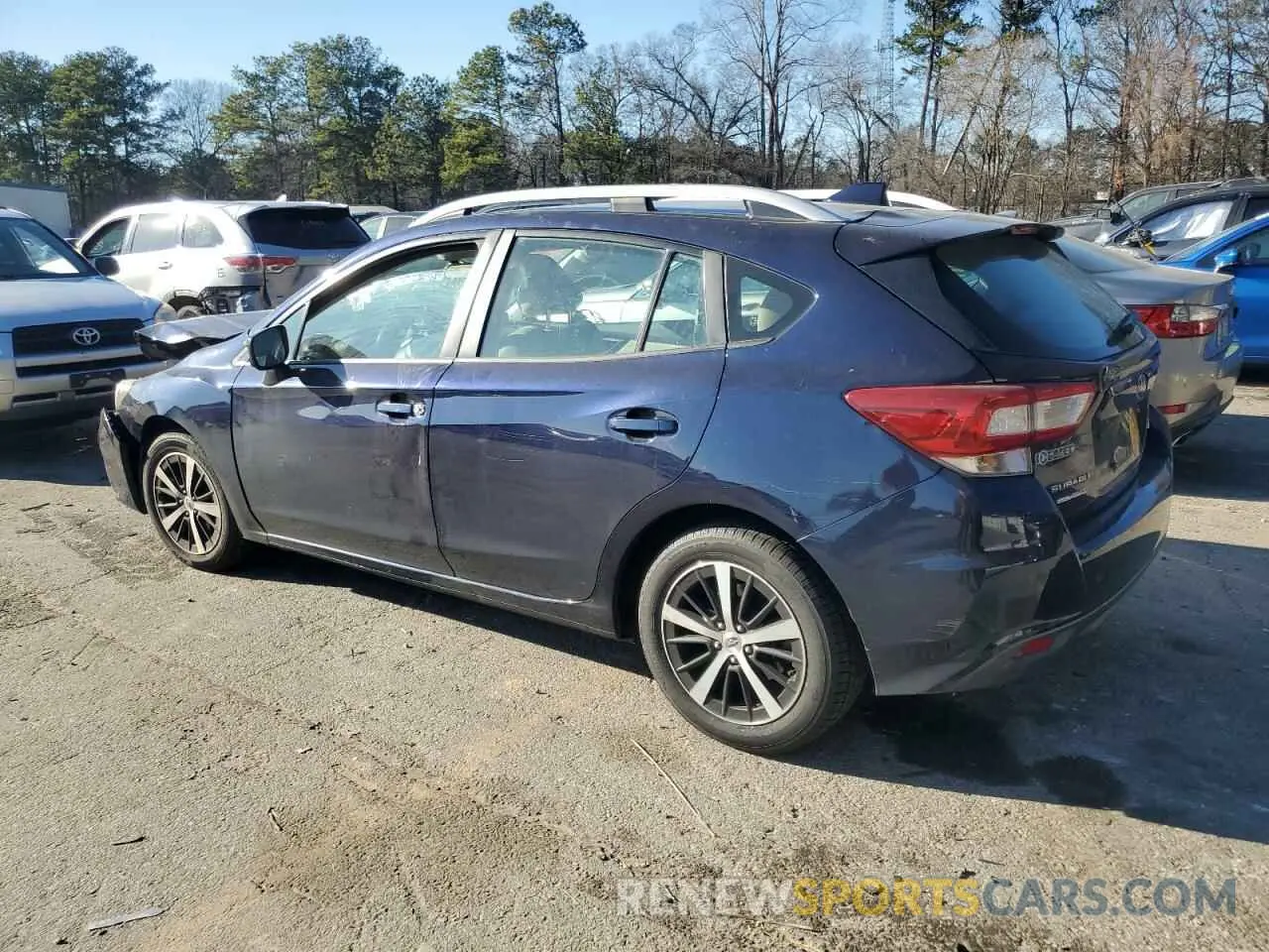 2 fotografías del automóvil dañado 4S3GTAD63K3742050 SUBARU IMPREZA 2019
