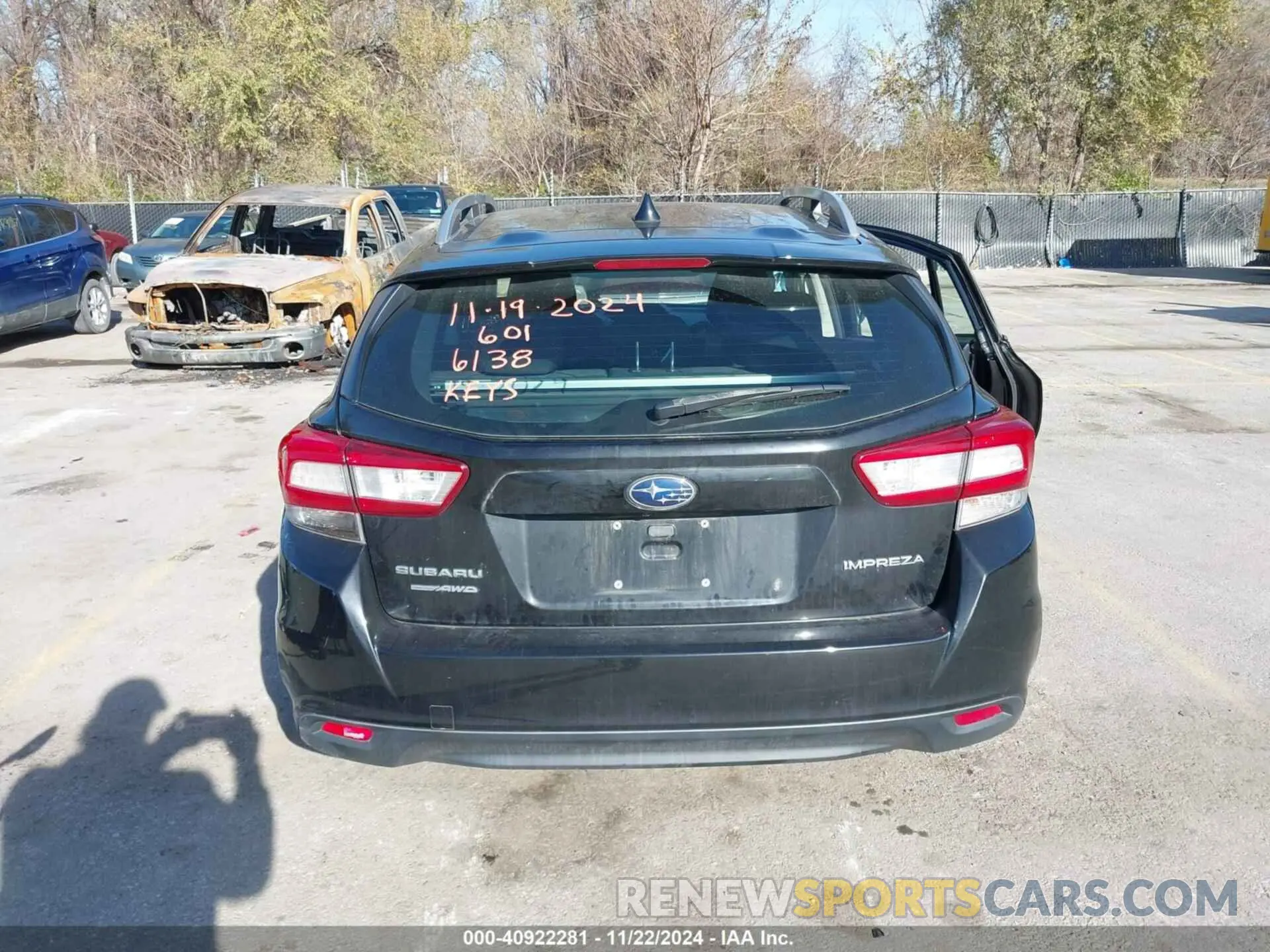 16 fotografías del automóvil dañado 4S3GTAD64K3746138 SUBARU IMPREZA 2019