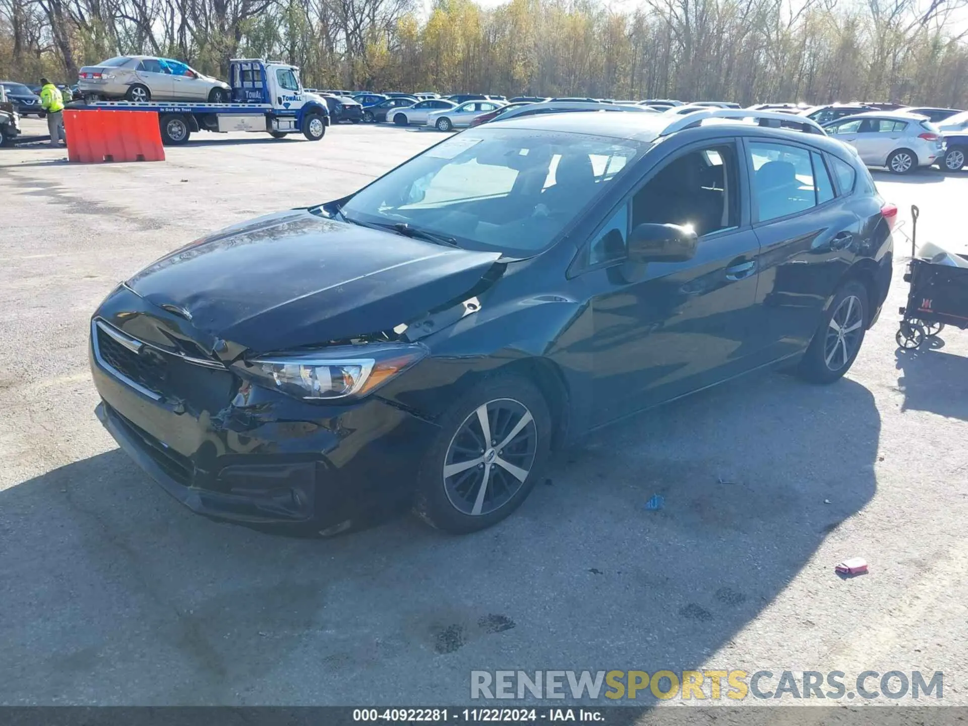 2 fotografías del automóvil dañado 4S3GTAD64K3746138 SUBARU IMPREZA 2019