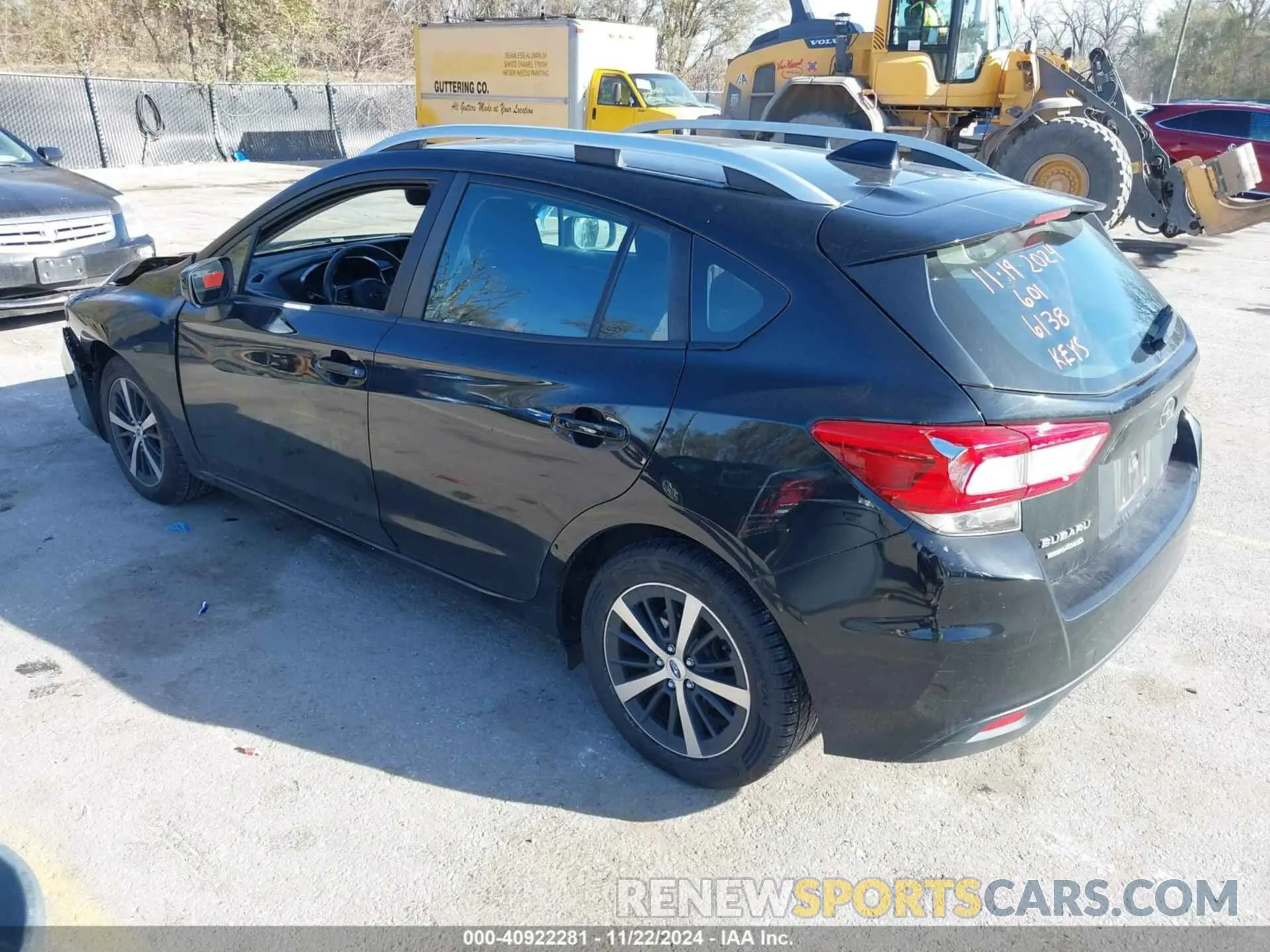 3 fotografías del automóvil dañado 4S3GTAD64K3746138 SUBARU IMPREZA 2019