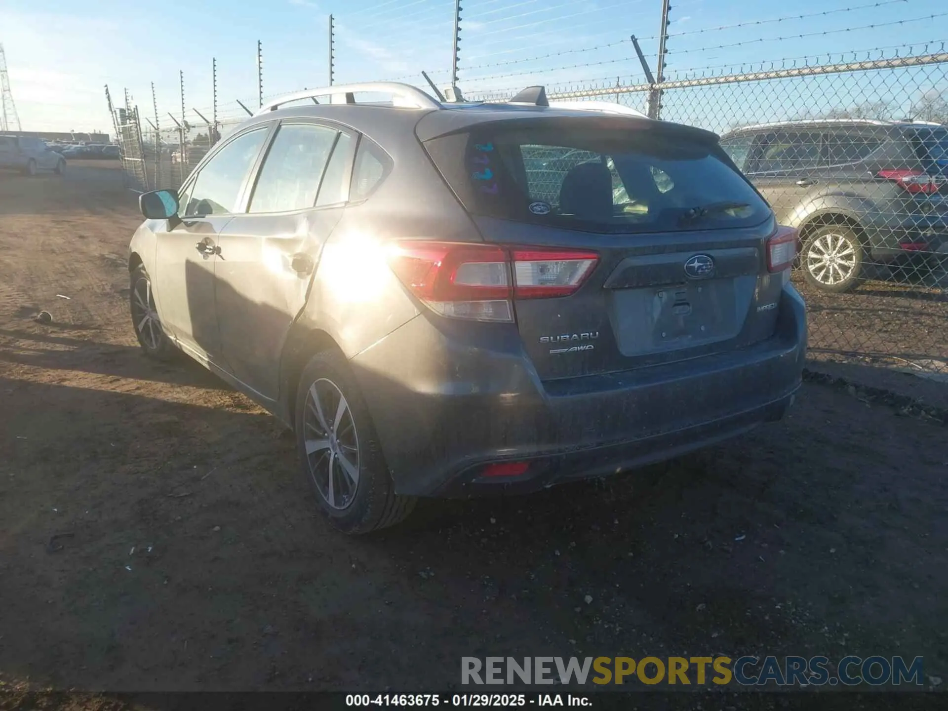 3 fotografías del automóvil dañado 4S3GTAD67K3731990 SUBARU IMPREZA 2019