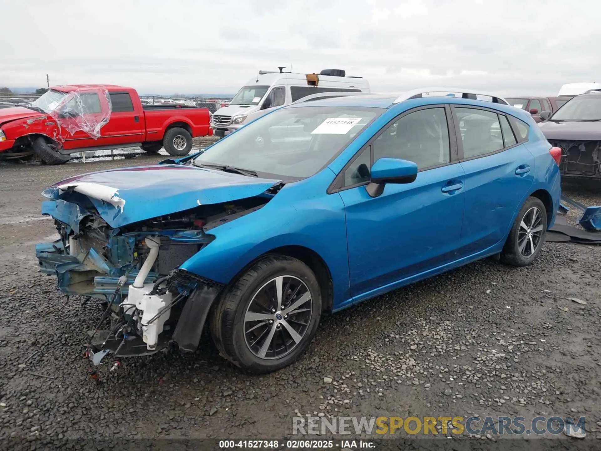 2 fotografías del automóvil dañado 4S3GTAD67K3739264 SUBARU IMPREZA 2019