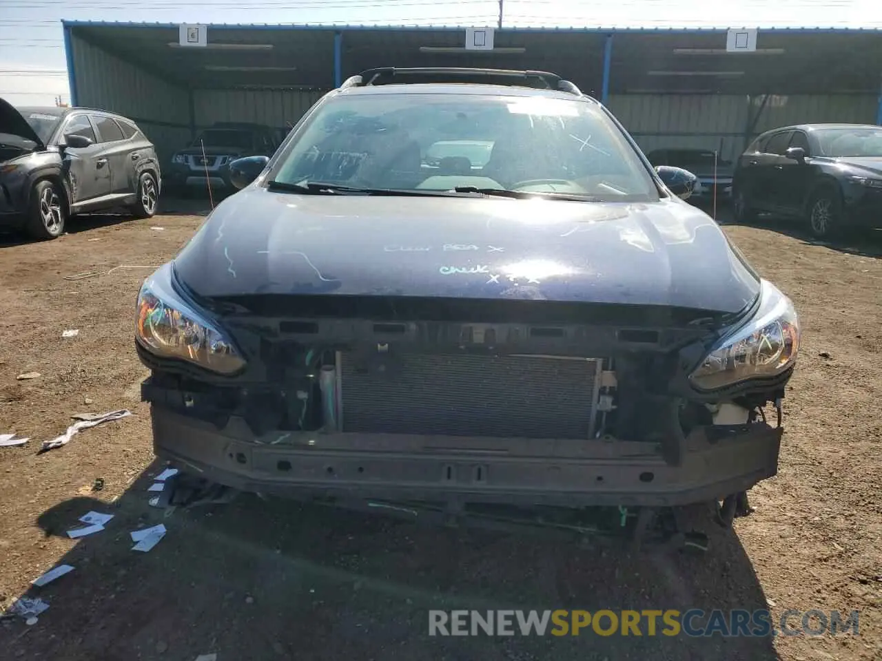 5 fotografías del automóvil dañado 4S3GTAD6XK3737511 SUBARU IMPREZA 2019