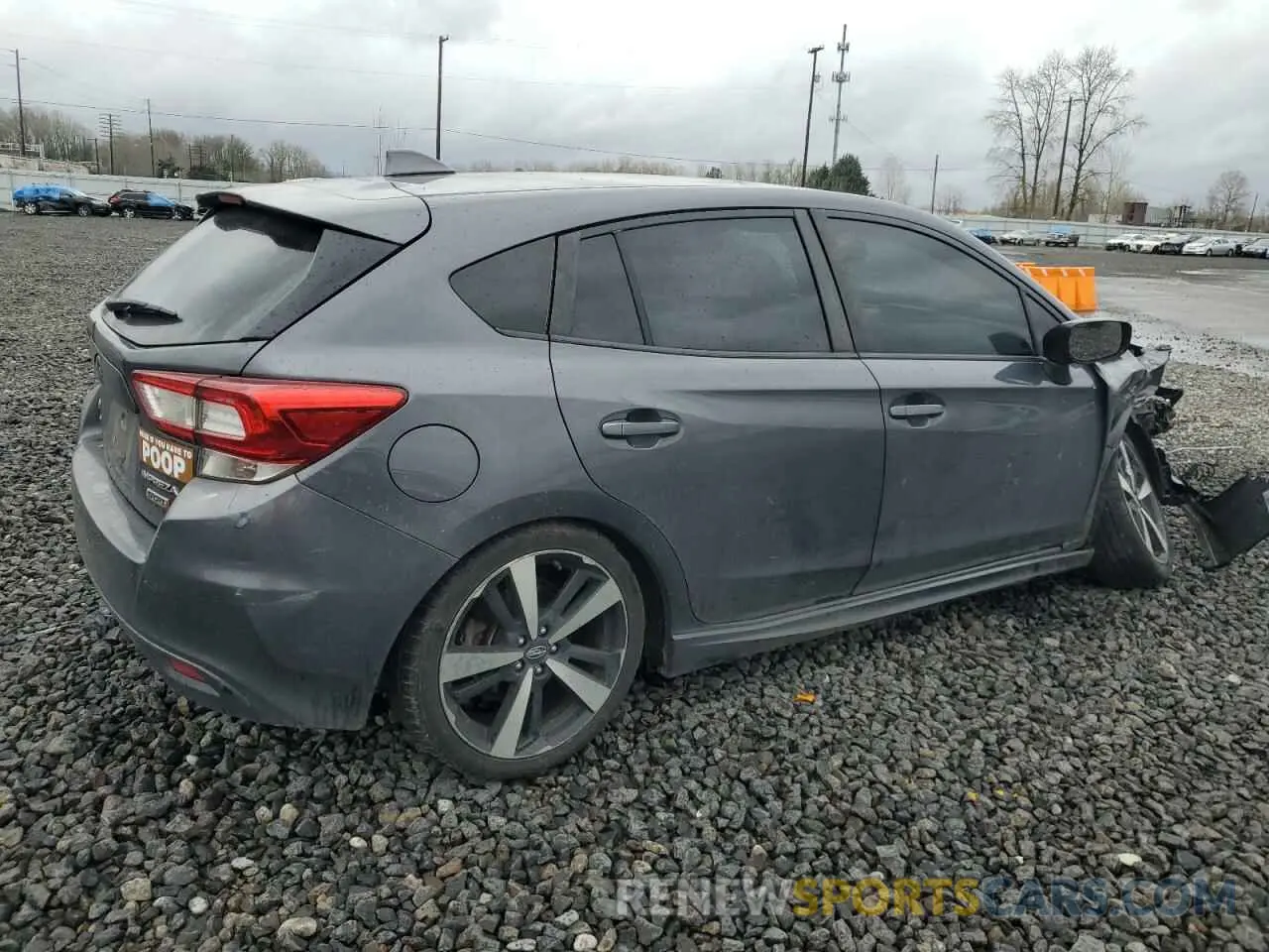 3 fotografías del automóvil dañado 4S3GTAJ62K3731223 SUBARU IMPREZA 2019