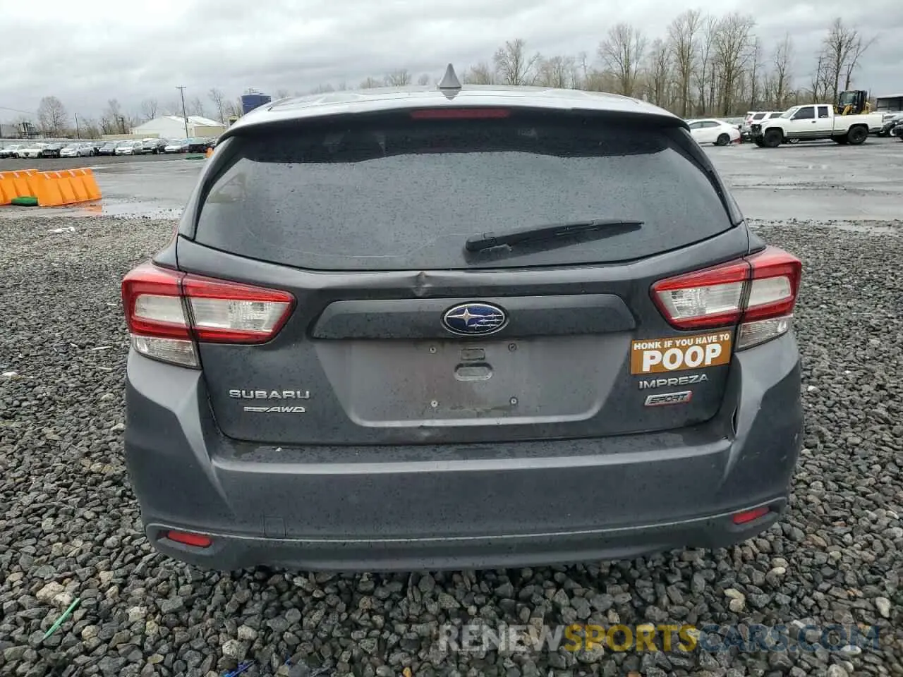 6 fotografías del automóvil dañado 4S3GTAJ62K3731223 SUBARU IMPREZA 2019