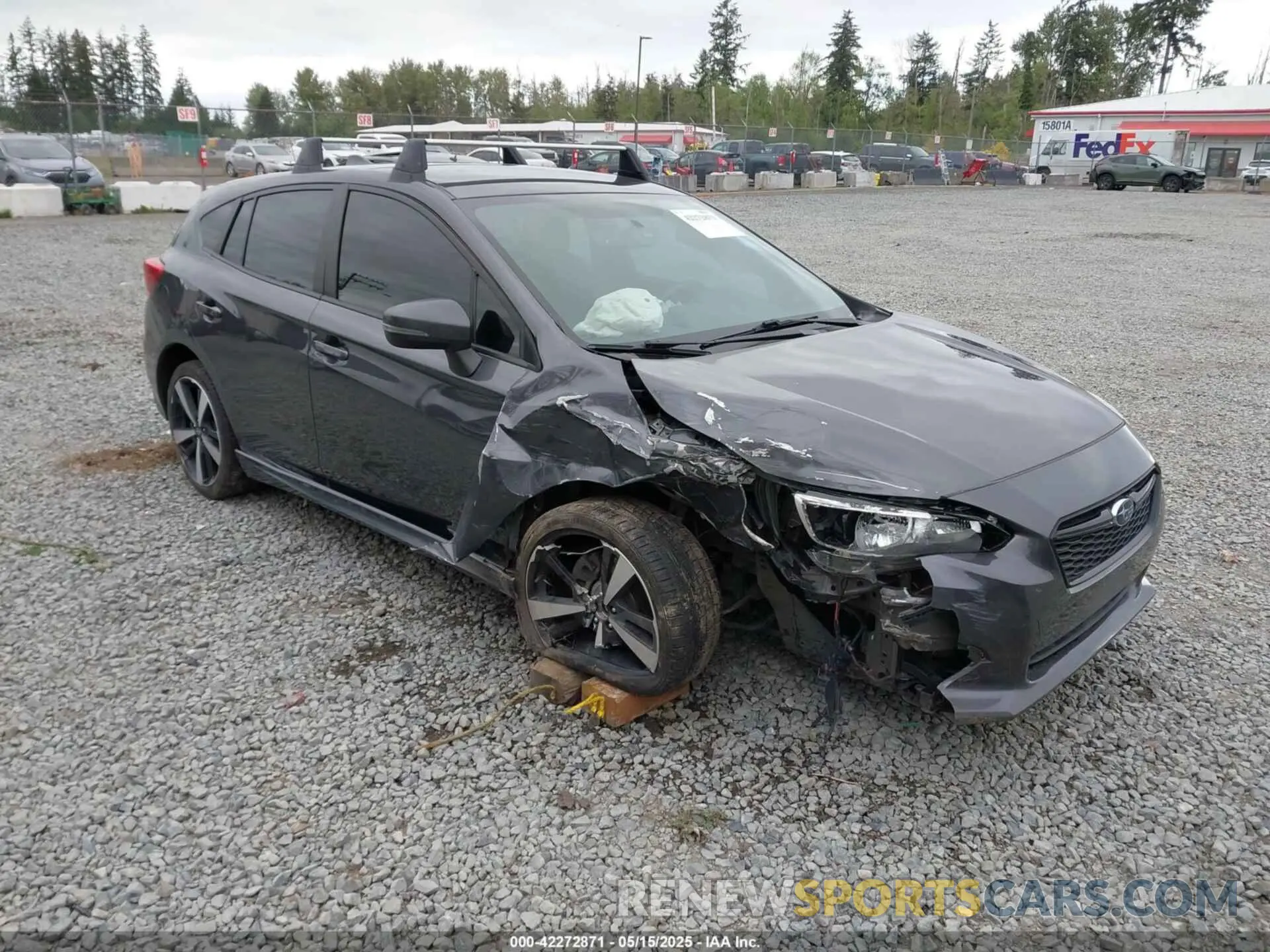 1 fotografías del automóvil dañado 4S3GTAJ65K1762025 SUBARU IMPREZA 2019