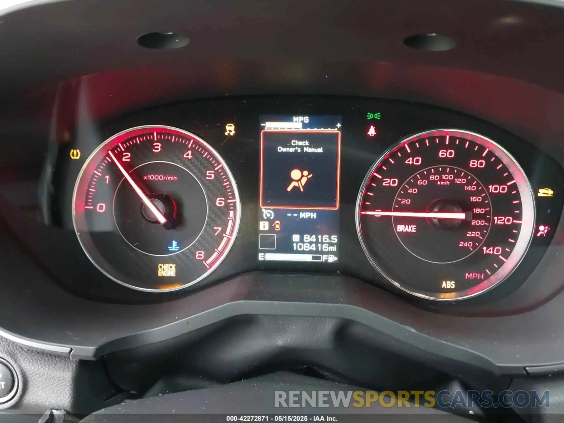 7 fotografías del automóvil dañado 4S3GTAJ65K1762025 SUBARU IMPREZA 2019