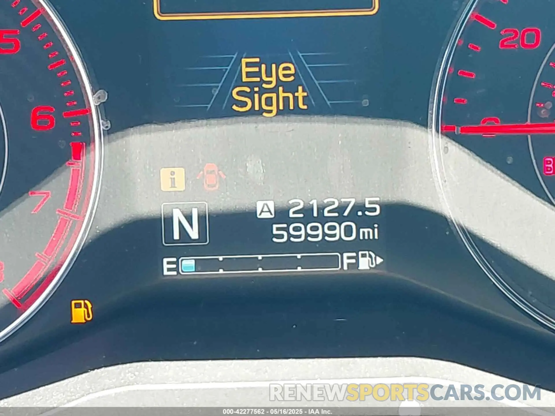 15 fotografías del automóvil dañado 4S3GTAM61K3741124 SUBARU IMPREZA 2019