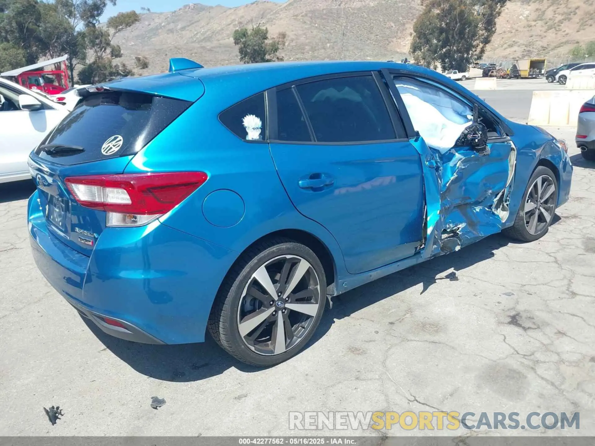 4 fotografías del automóvil dañado 4S3GTAM61K3741124 SUBARU IMPREZA 2019