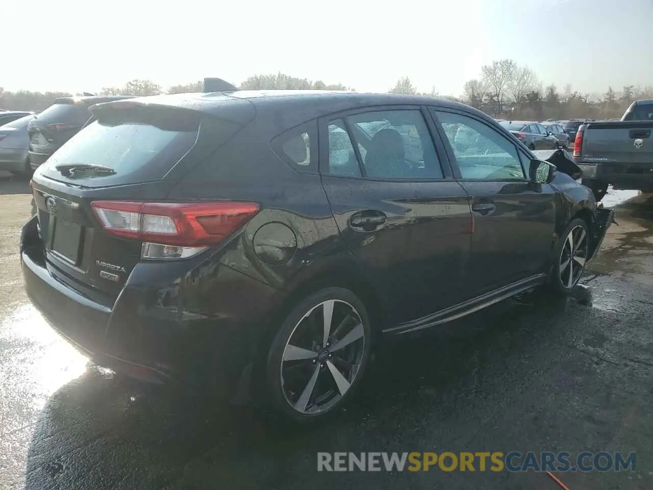 3 fotografías del automóvil dañado 4S3GTAM64K3730991 SUBARU IMPREZA 2019