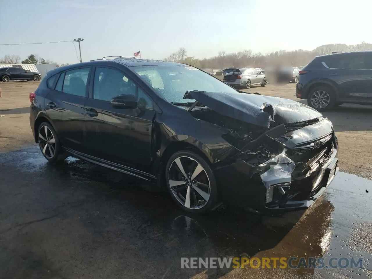 4 fotografías del automóvil dañado 4S3GTAM64K3730991 SUBARU IMPREZA 2019