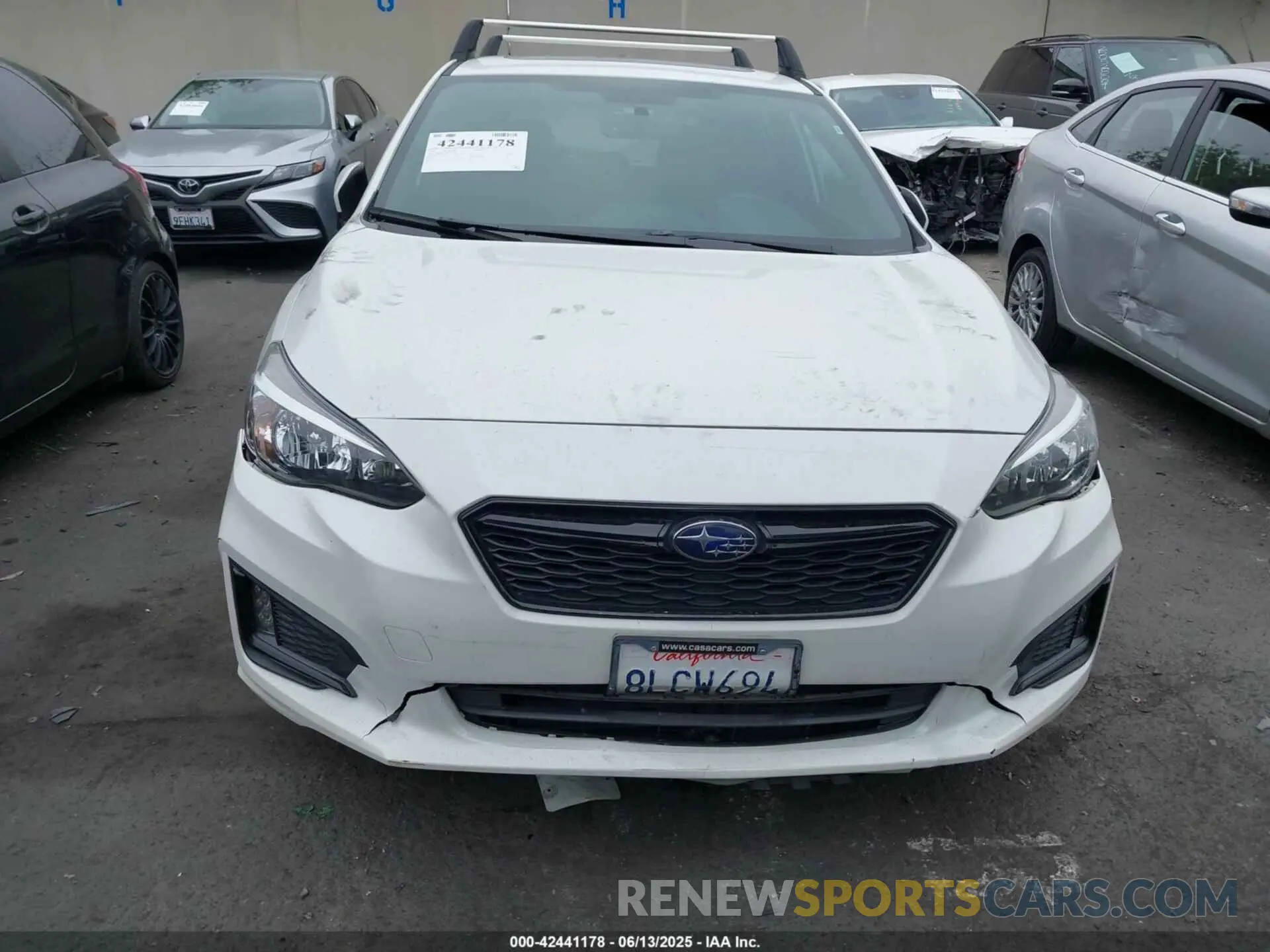 13 fotografías del automóvil dañado 4S3GTAM65K3732913 SUBARU IMPREZA 2019
