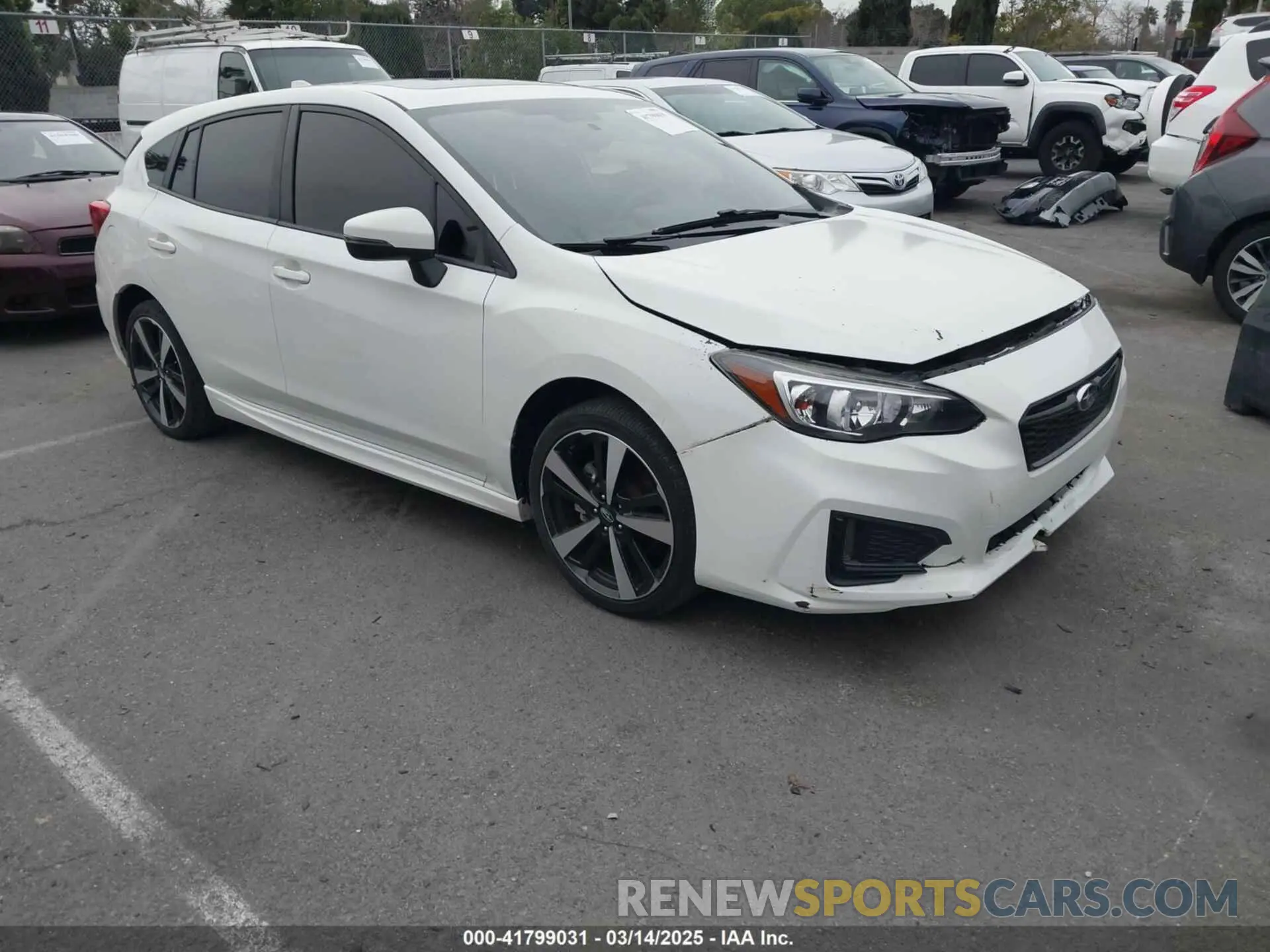 1 fotografías del automóvil dañado 4S3GTAM67K3756260 SUBARU IMPREZA 2019