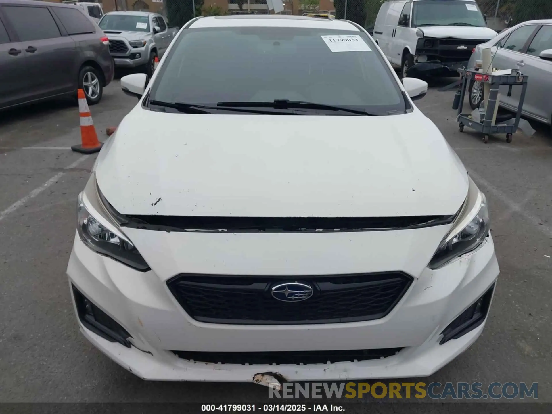 12 fotografías del automóvil dañado 4S3GTAM67K3756260 SUBARU IMPREZA 2019