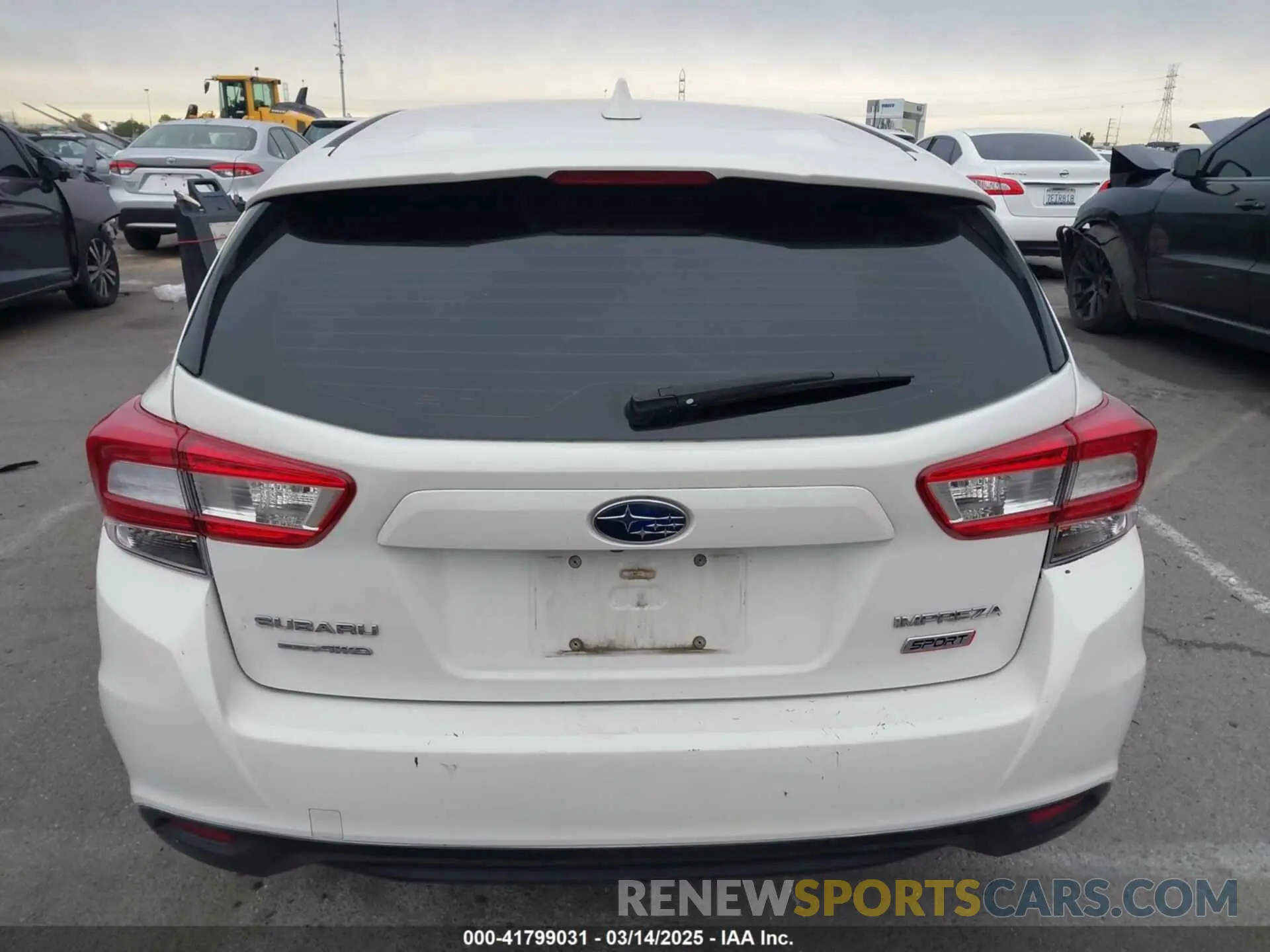 16 fotografías del automóvil dañado 4S3GTAM67K3756260 SUBARU IMPREZA 2019