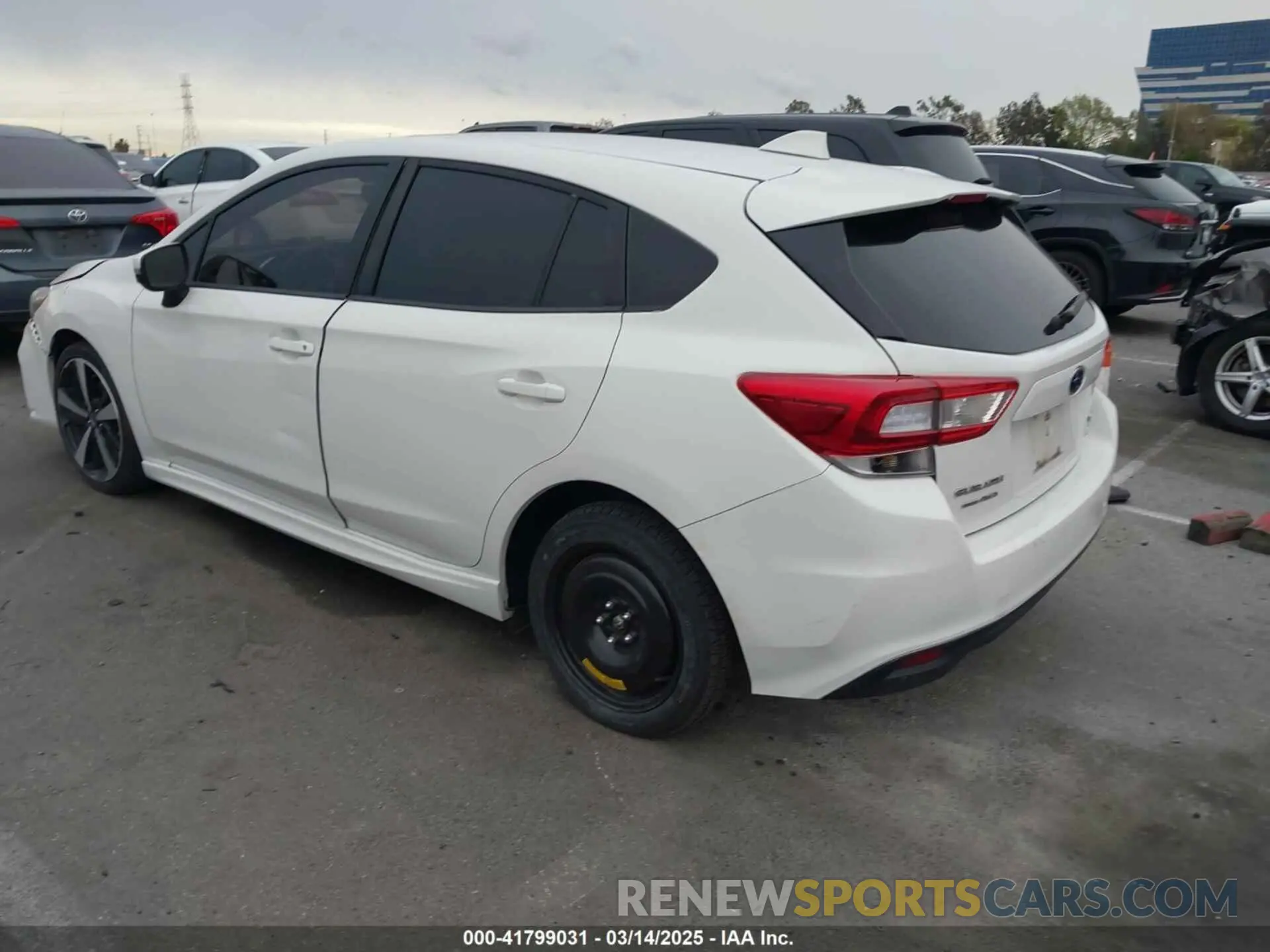 3 fotografías del automóvil dañado 4S3GTAM67K3756260 SUBARU IMPREZA 2019