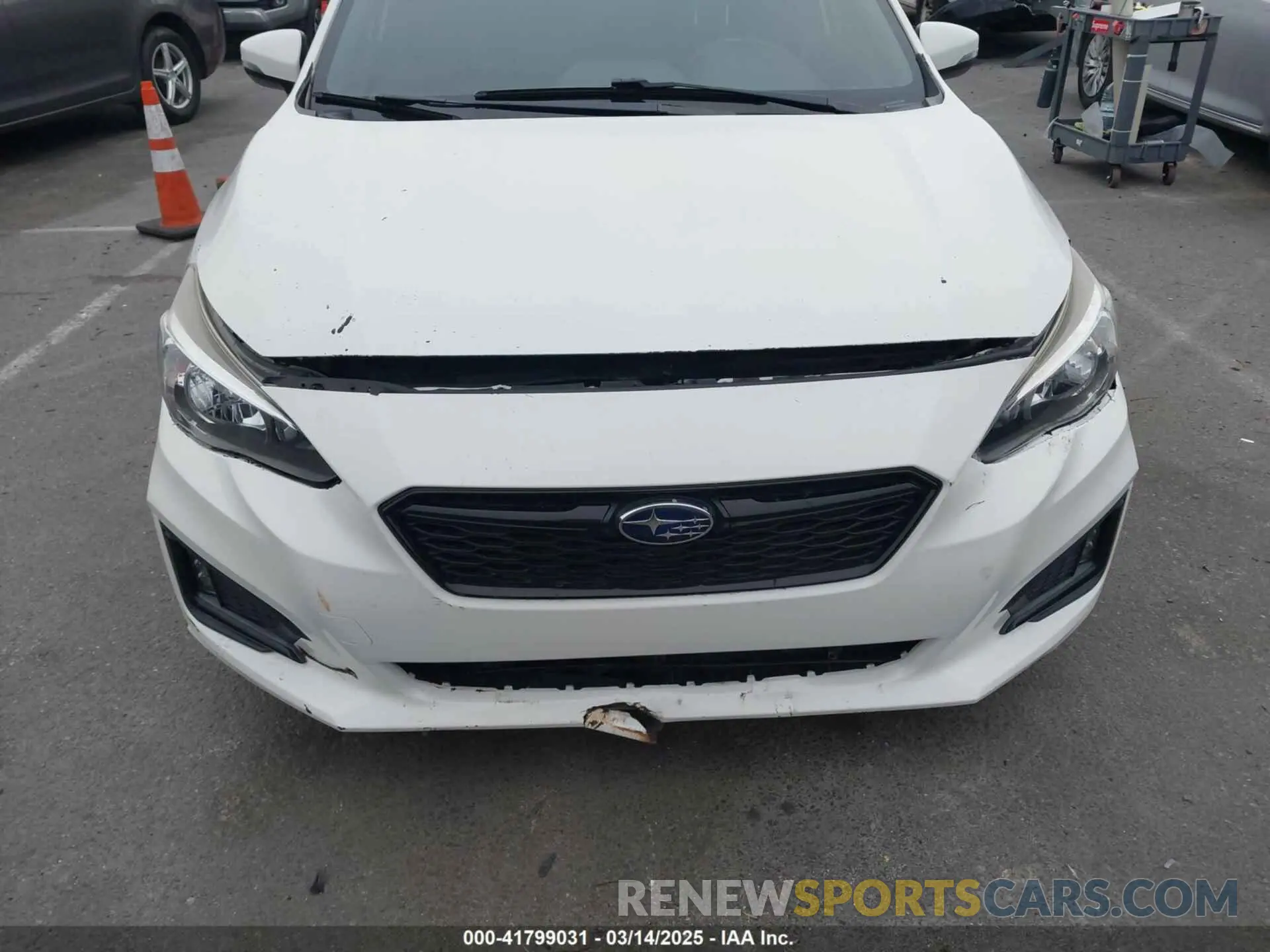 6 fotografías del automóvil dañado 4S3GTAM67K3756260 SUBARU IMPREZA 2019