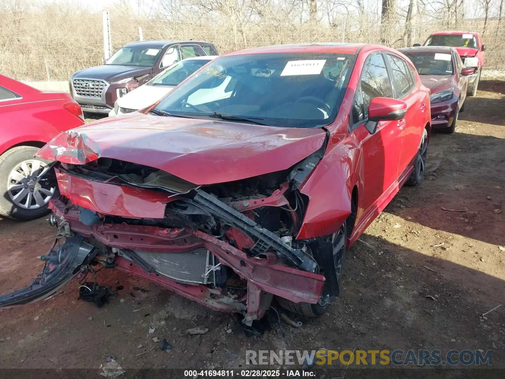 2 fotografías del automóvil dañado 4S3GTAM6XK3708591 SUBARU IMPREZA 2019