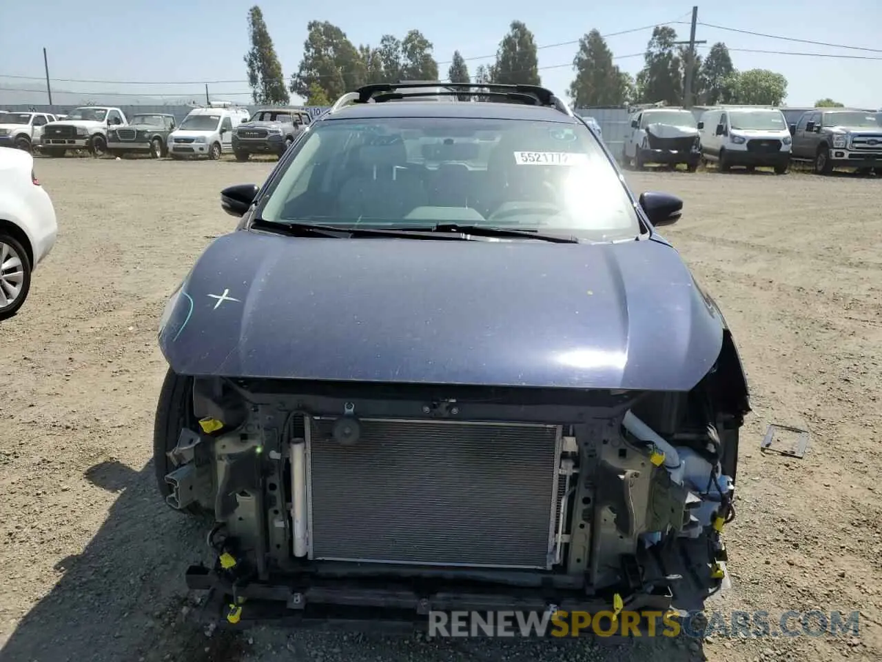 5 fotografías del automóvil dañado 4S3GTAS63K3701114 SUBARU IMPREZA 2019