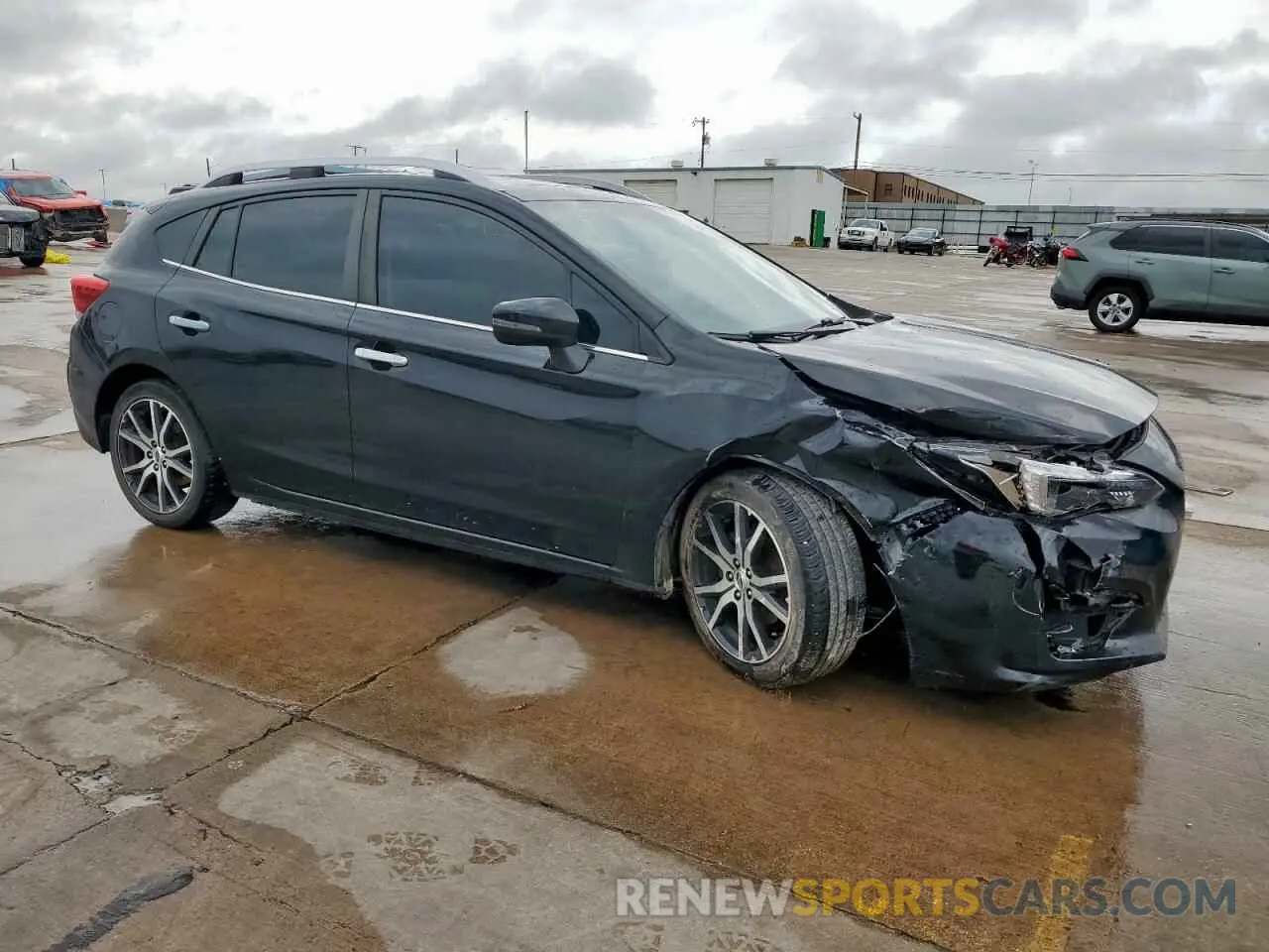 4 fotografías del automóvil dañado 4S3GTAT67K3701020 SUBARU IMPREZA 2019
