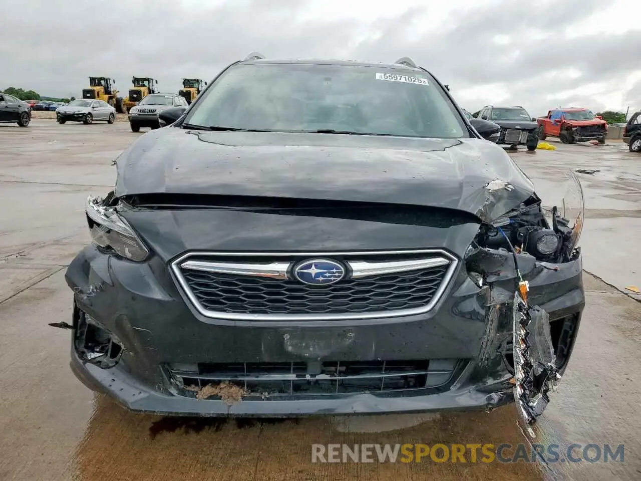 5 fotografías del automóvil dañado 4S3GTAT67K3701020 SUBARU IMPREZA 2019
