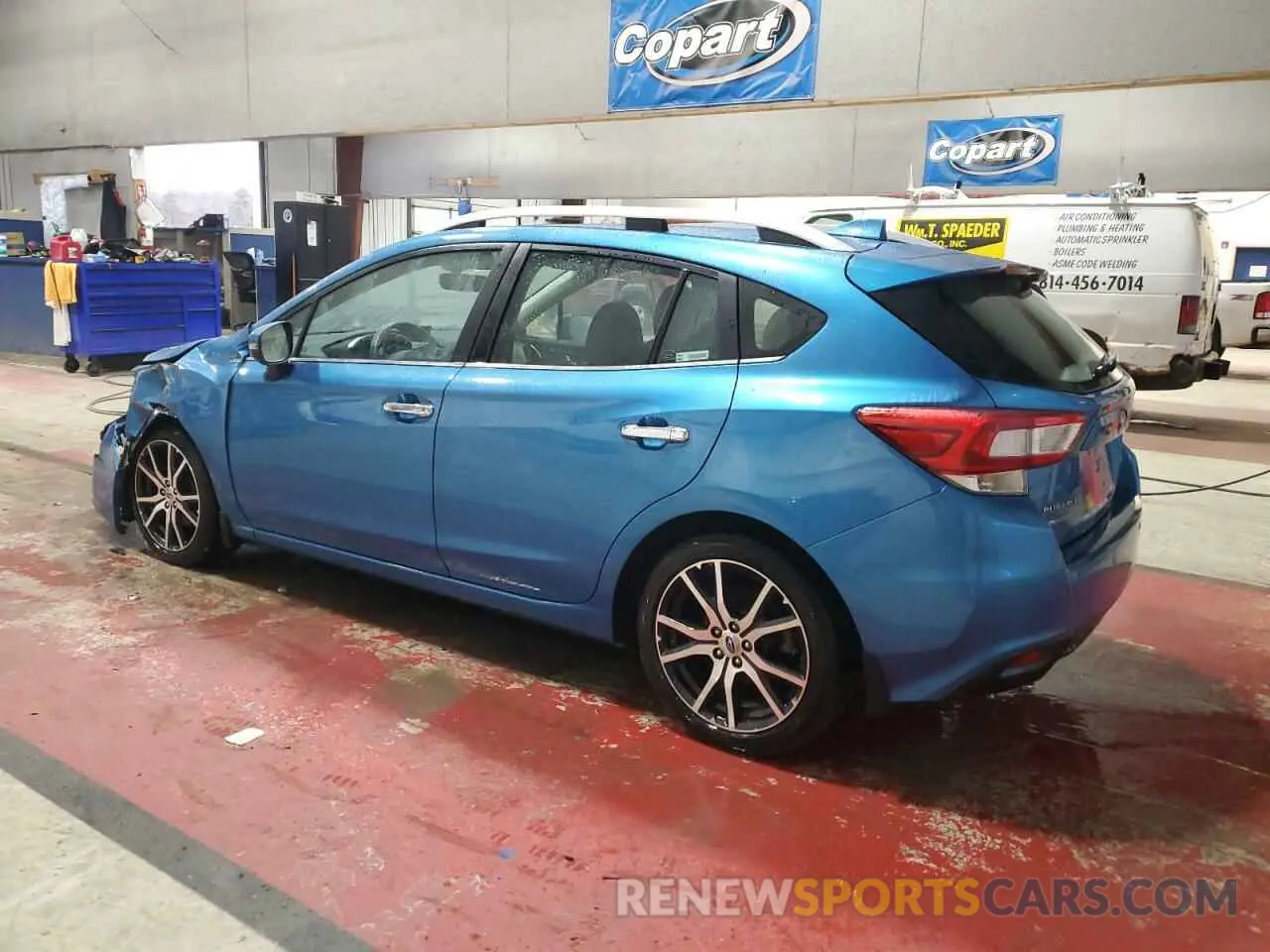 2 fotografías del automóvil dañado 4S3GTAU65K3721510 SUBARU IMPREZA 2019