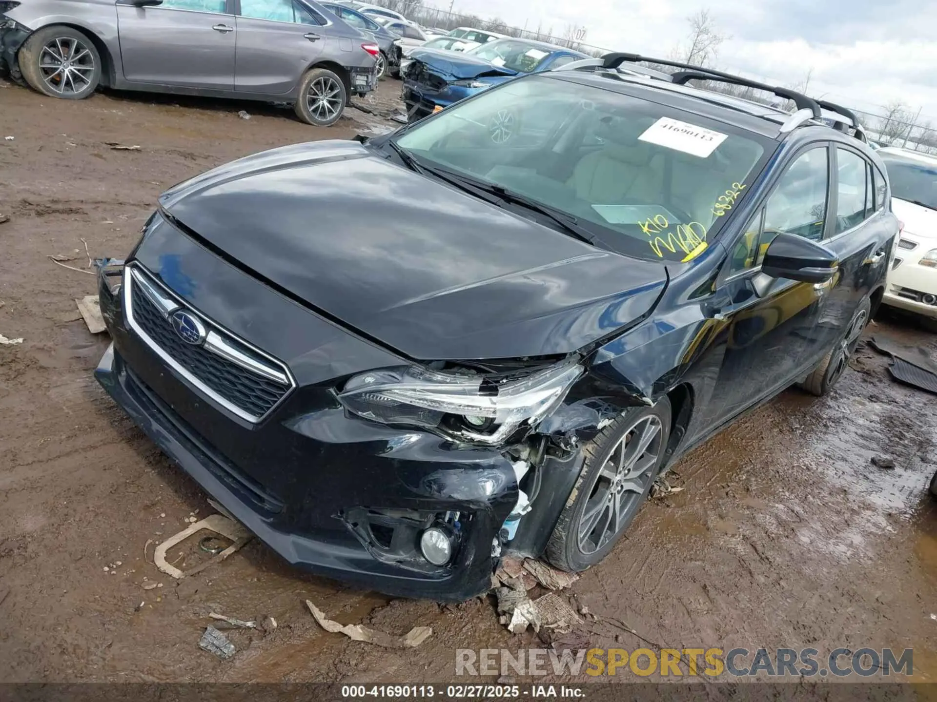 2 fotografías del automóvil dañado 4S3GTAU66K3762146 SUBARU IMPREZA 2019
