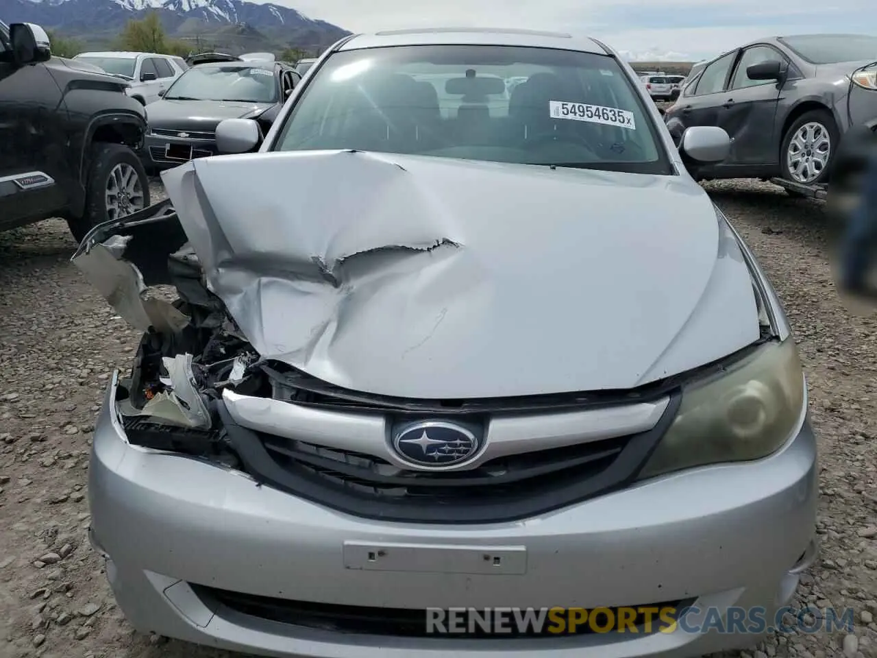 5 fotografías del automóvil dañado JF1GE6B63BH516822 SUBARU IMPREZA 2019