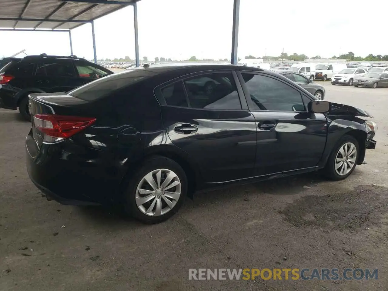 3 fotografías del automóvil dañado 4S3GKAB60L3607020 SUBARU IMPREZA 2020