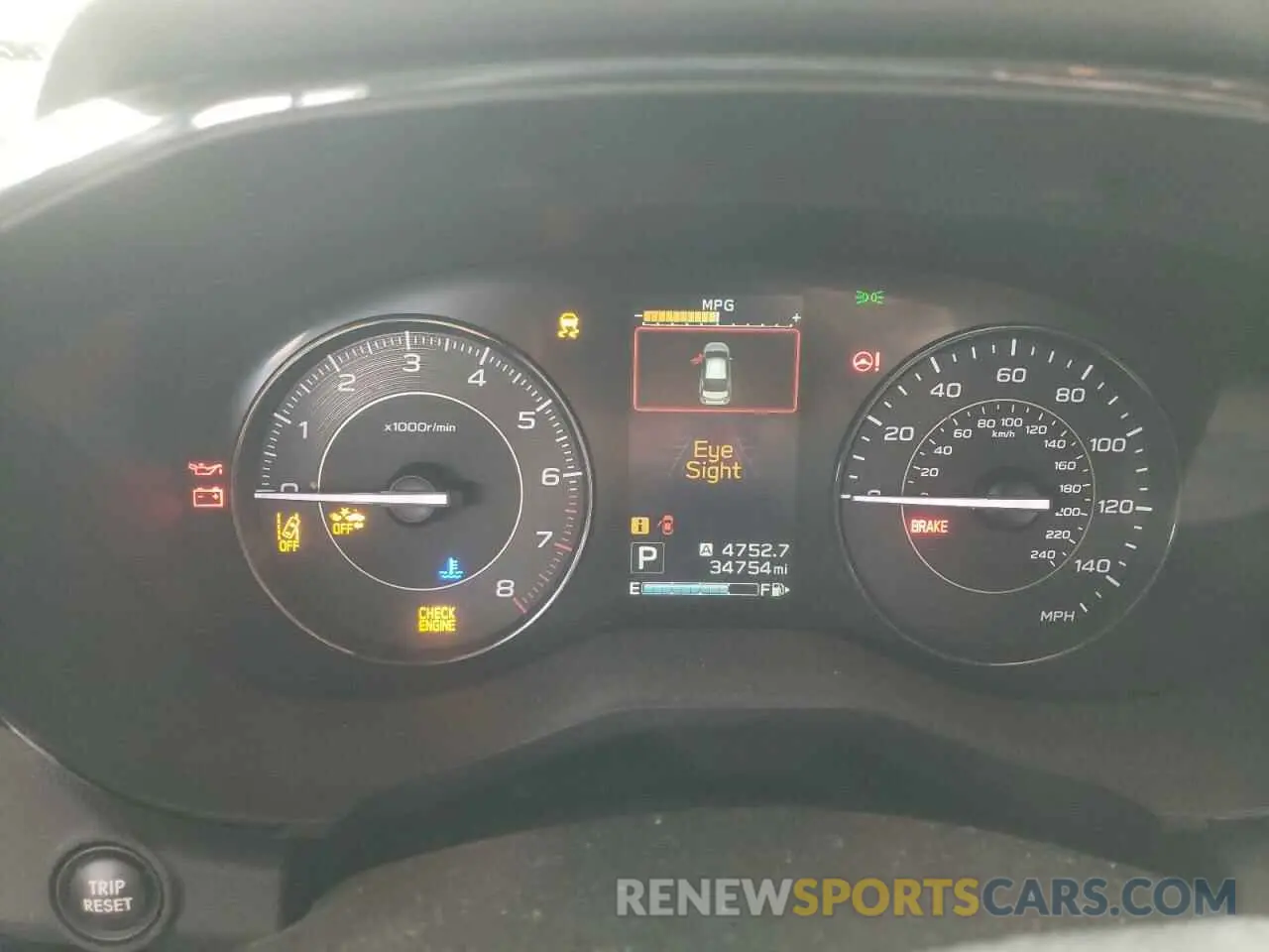 9 fotografías del automóvil dañado 4S3GKAB60L3607020 SUBARU IMPREZA 2020