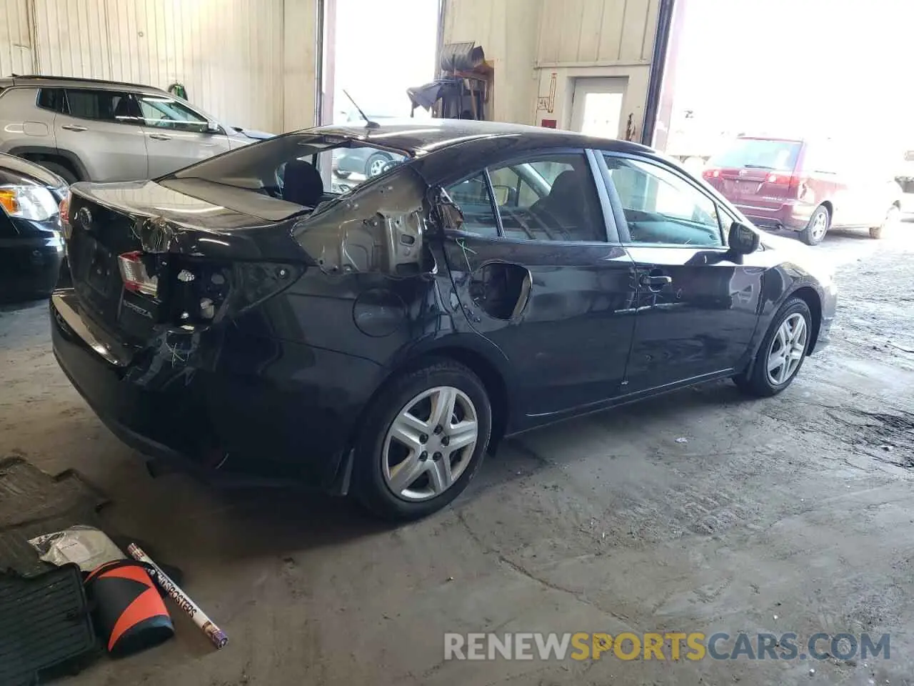 3 fotografías del automóvil dañado 4S3GKAB67L3607211 SUBARU IMPREZA 2020