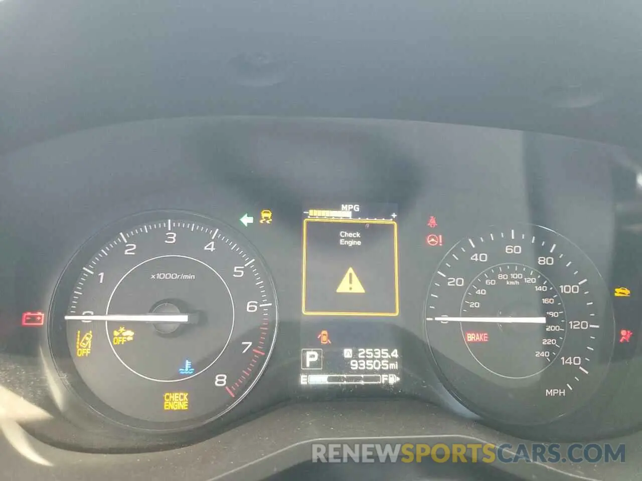 9 fotografías del automóvil dañado 4S3GKAB69L3604360 SUBARU IMPREZA 2020