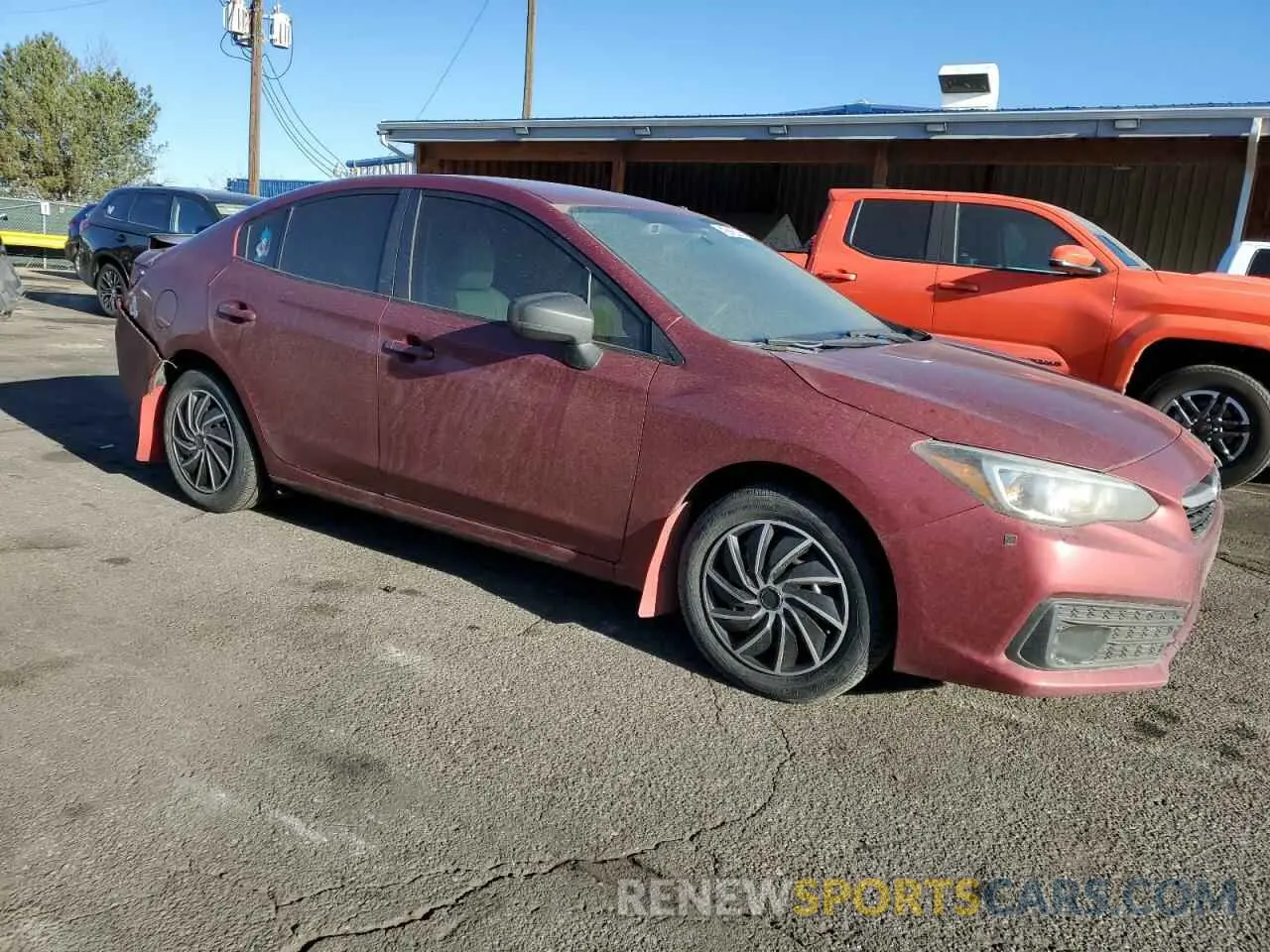 4 fotografías del automóvil dañado 4S3GKAB6XL3609258 SUBARU IMPREZA 2020