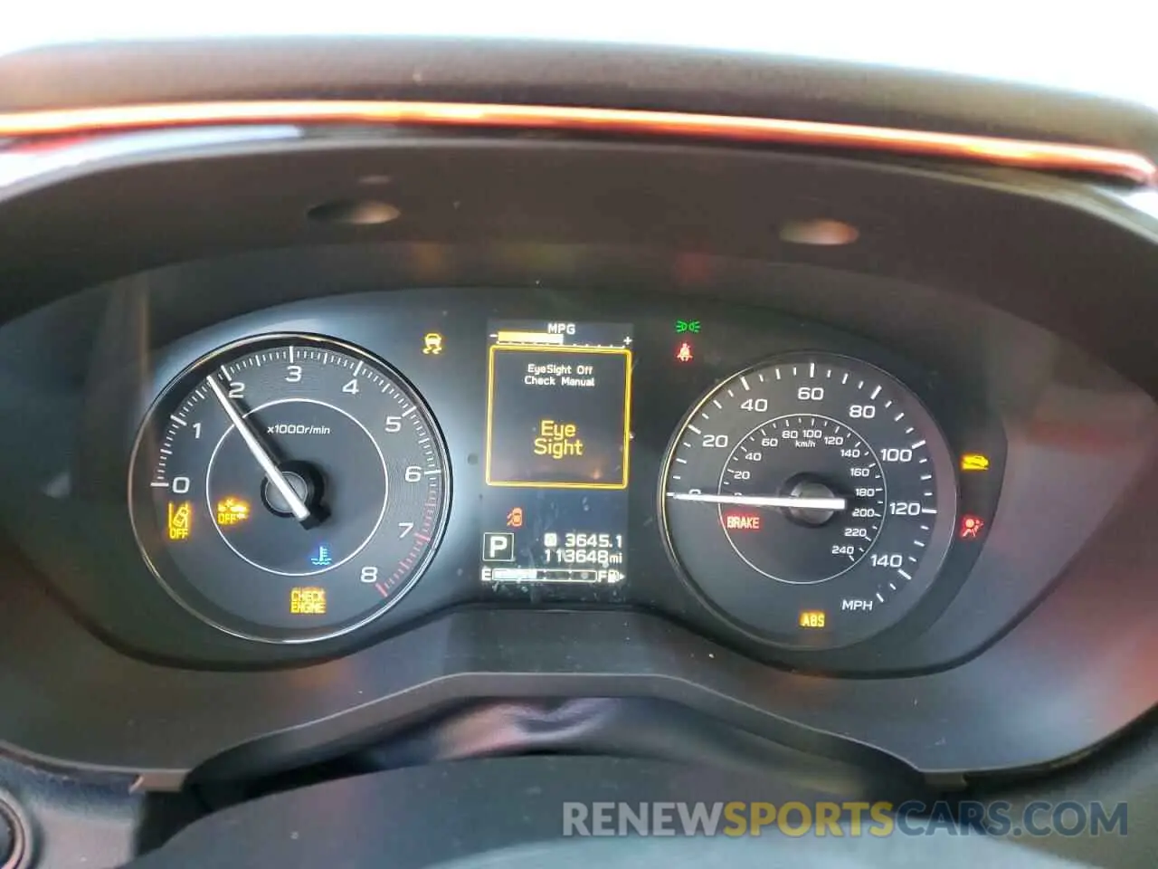 9 fotografías del automóvil dañado 4S3GKAB6XL3609258 SUBARU IMPREZA 2020