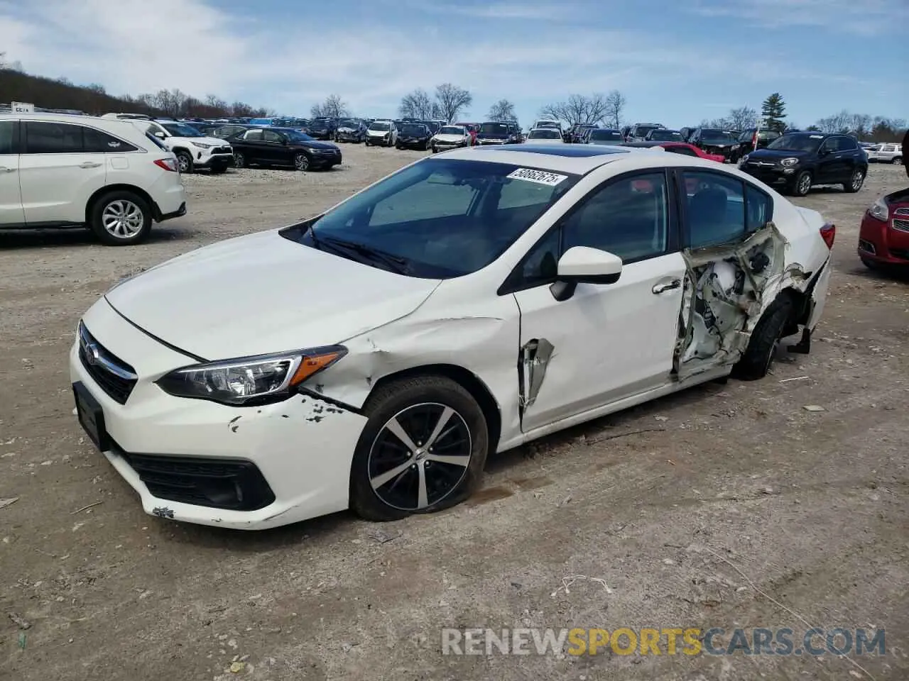 1 fotografías del automóvil dañado 4S3GKAD61L3603765 SUBARU IMPREZA 2020