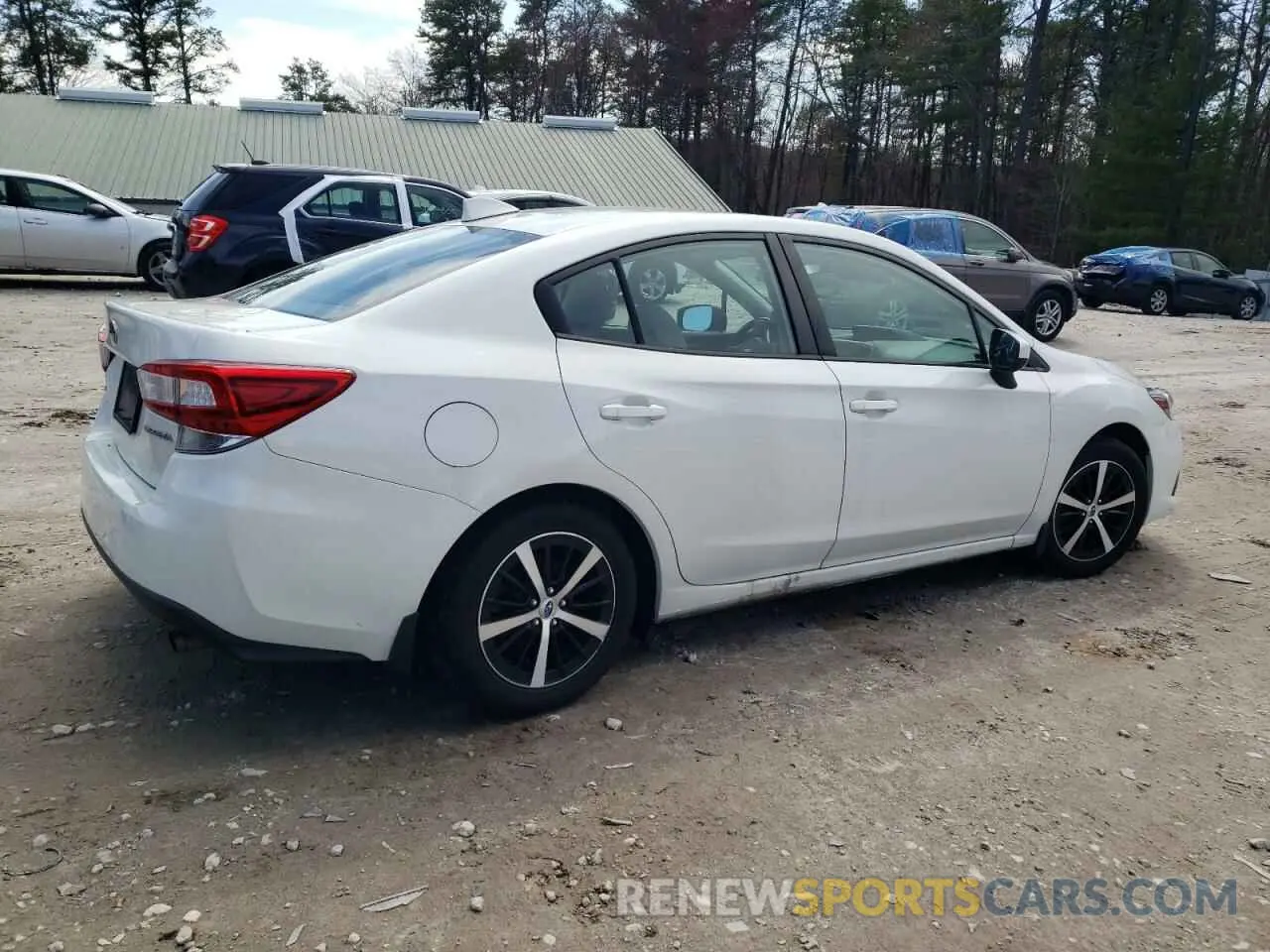 3 fotografías del automóvil dañado 4S3GKAD61L3603765 SUBARU IMPREZA 2020