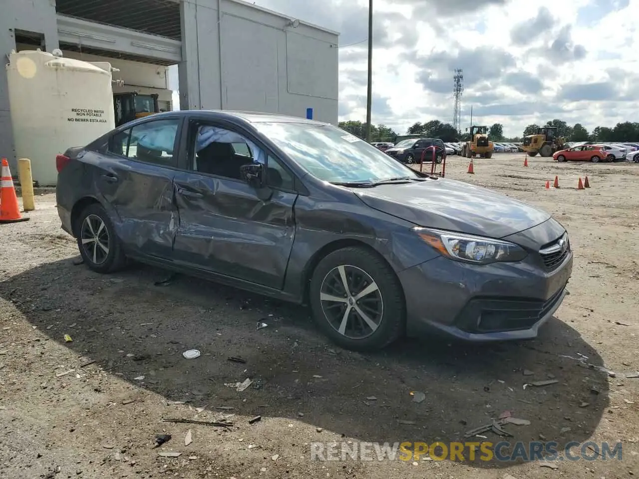 4 fotografías del automóvil dañado 4S3GKAD62L3605203 SUBARU IMPREZA 2020