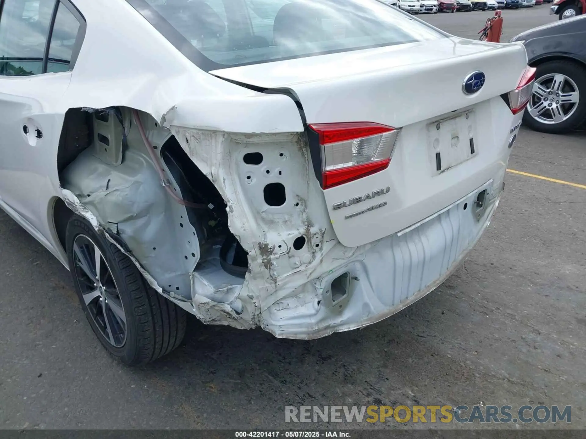 6 fotografías del automóvil dañado 4S3GKAD6XL3610245 SUBARU IMPREZA 2020