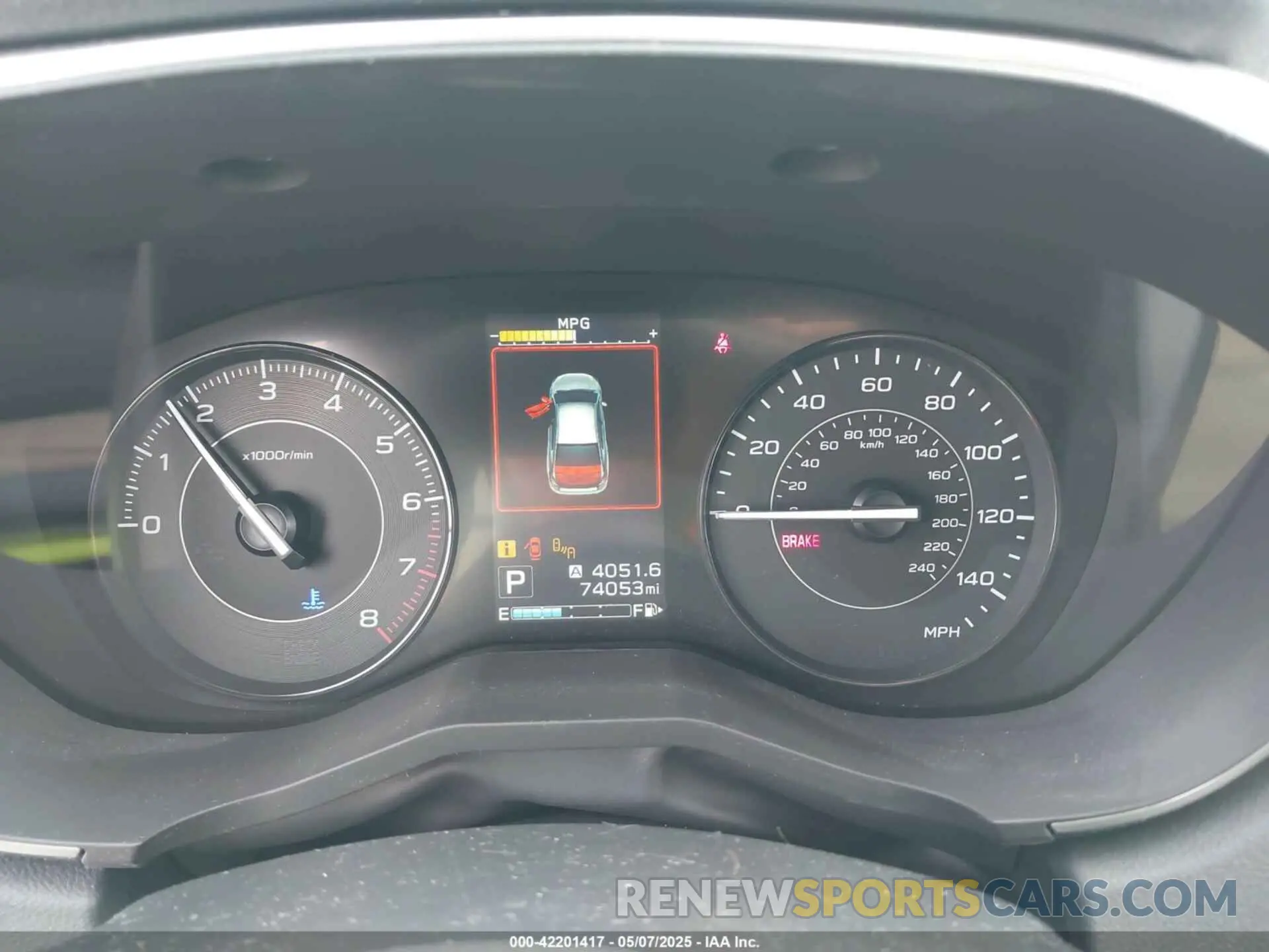 7 fotografías del automóvil dañado 4S3GKAD6XL3610245 SUBARU IMPREZA 2020