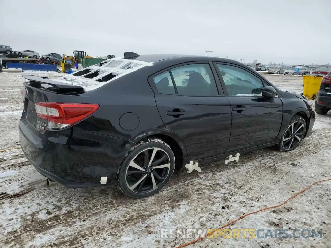 3 fotografías del automóvil dañado 4S3GKAL60L3603368 SUBARU IMPREZA 2020