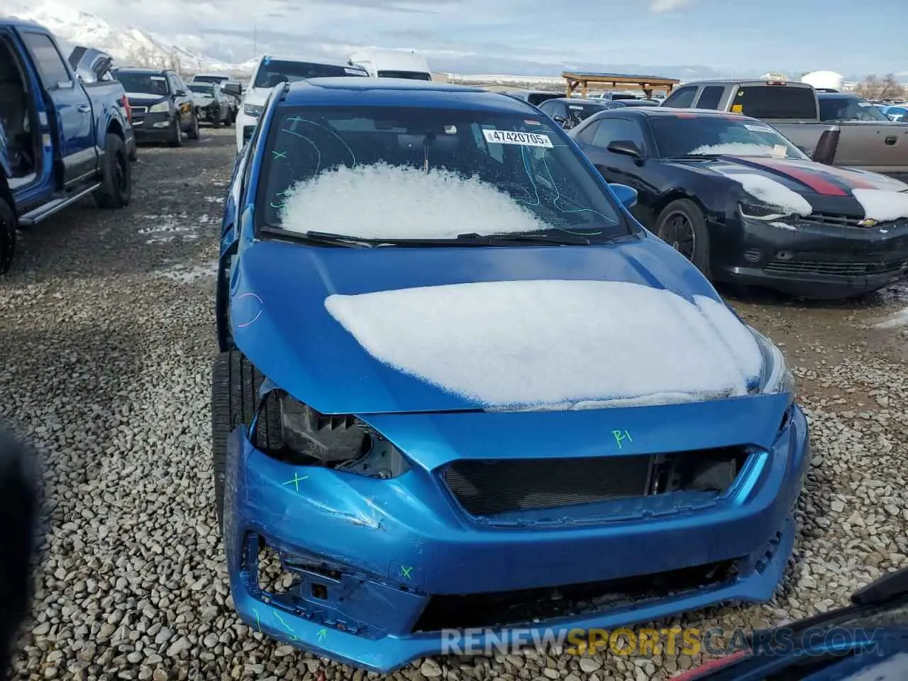 5 fotografías del automóvil dañado 4S3GKAL66L3604203 SUBARU IMPREZA 2020