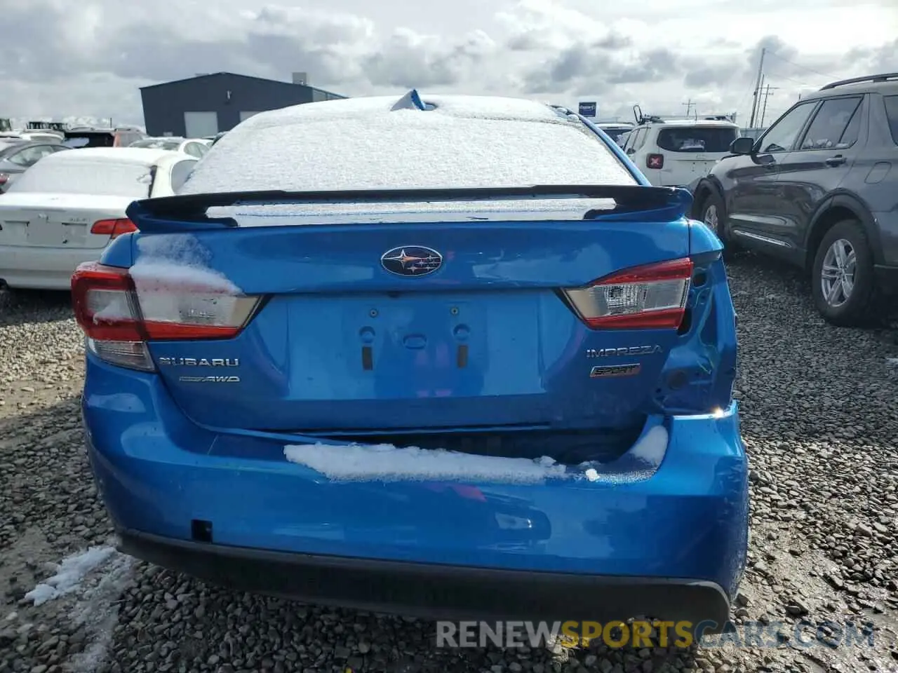 6 fotografías del automóvil dañado 4S3GKAL66L3604203 SUBARU IMPREZA 2020