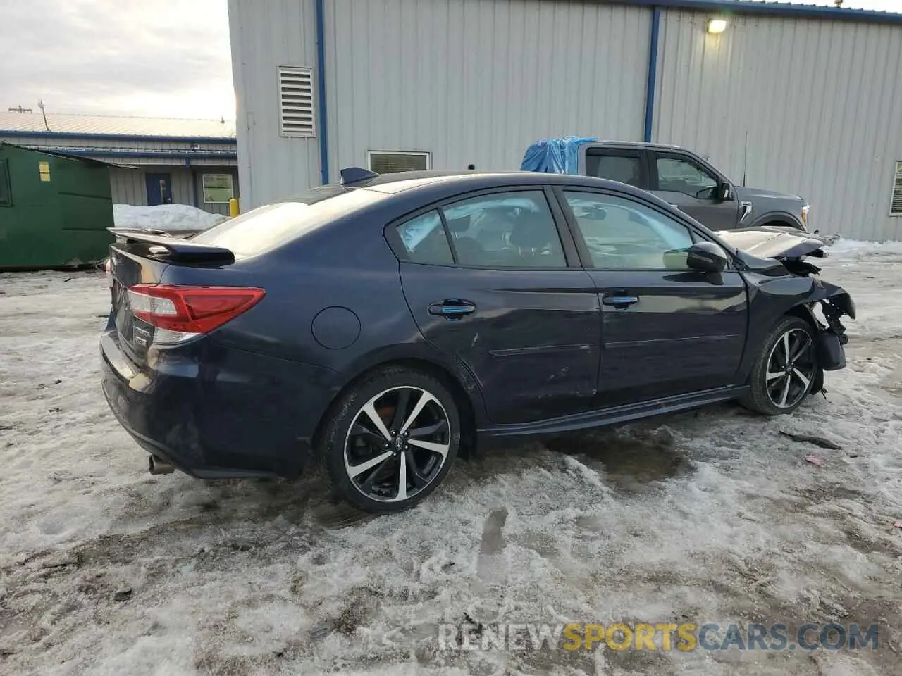 3 fotografías del automóvil dañado 4S3GKAM67L3612311 SUBARU IMPREZA 2020