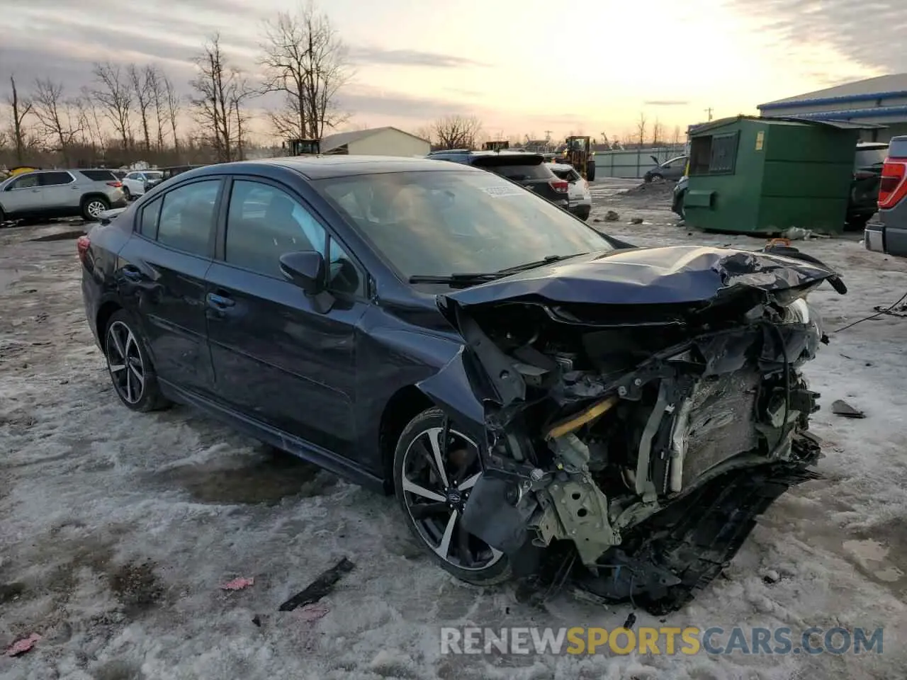 4 fotografías del automóvil dañado 4S3GKAM67L3612311 SUBARU IMPREZA 2020