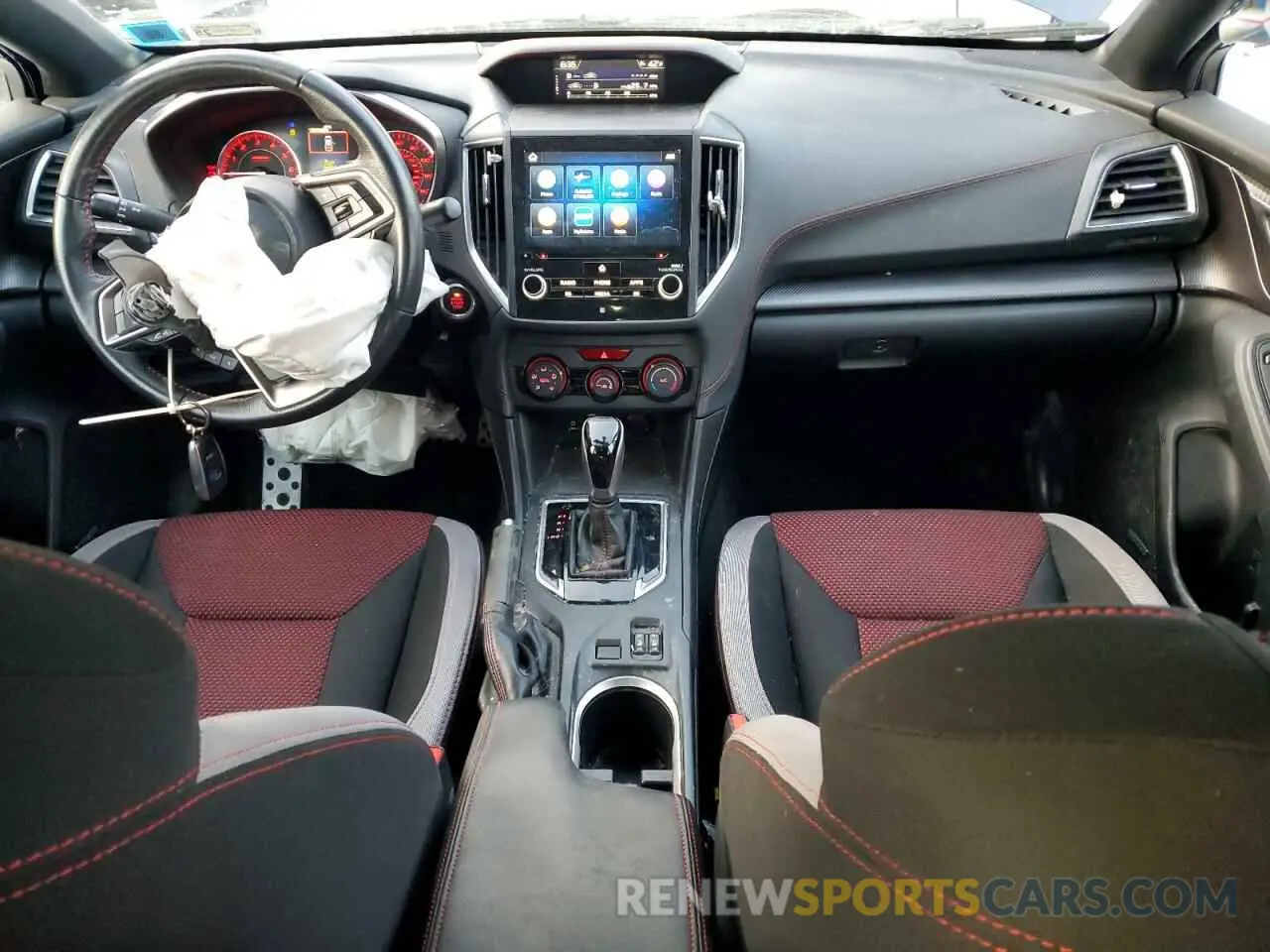 8 fotografías del automóvil dañado 4S3GKAM67L3612311 SUBARU IMPREZA 2020