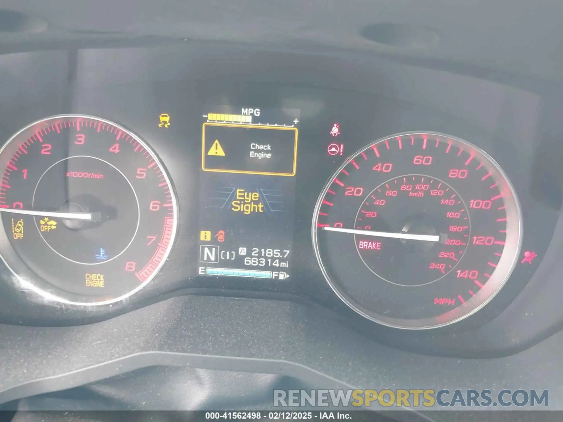 7 fotografías del automóvil dañado 4S3GKAM68L3602452 SUBARU IMPREZA 2020