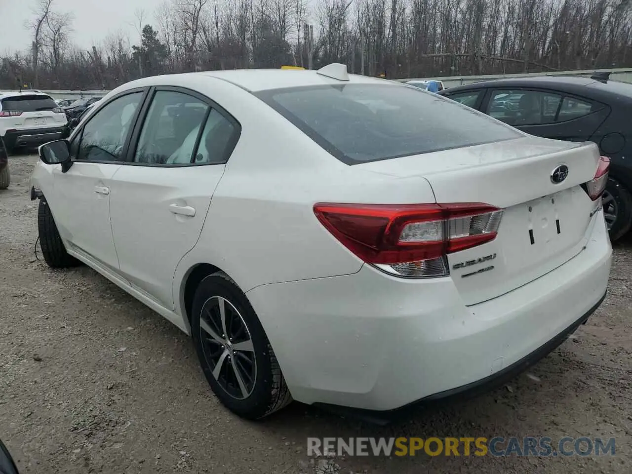 2 fotografías del automóvil dañado 4S3GKAV63L3608643 SUBARU IMPREZA 2020