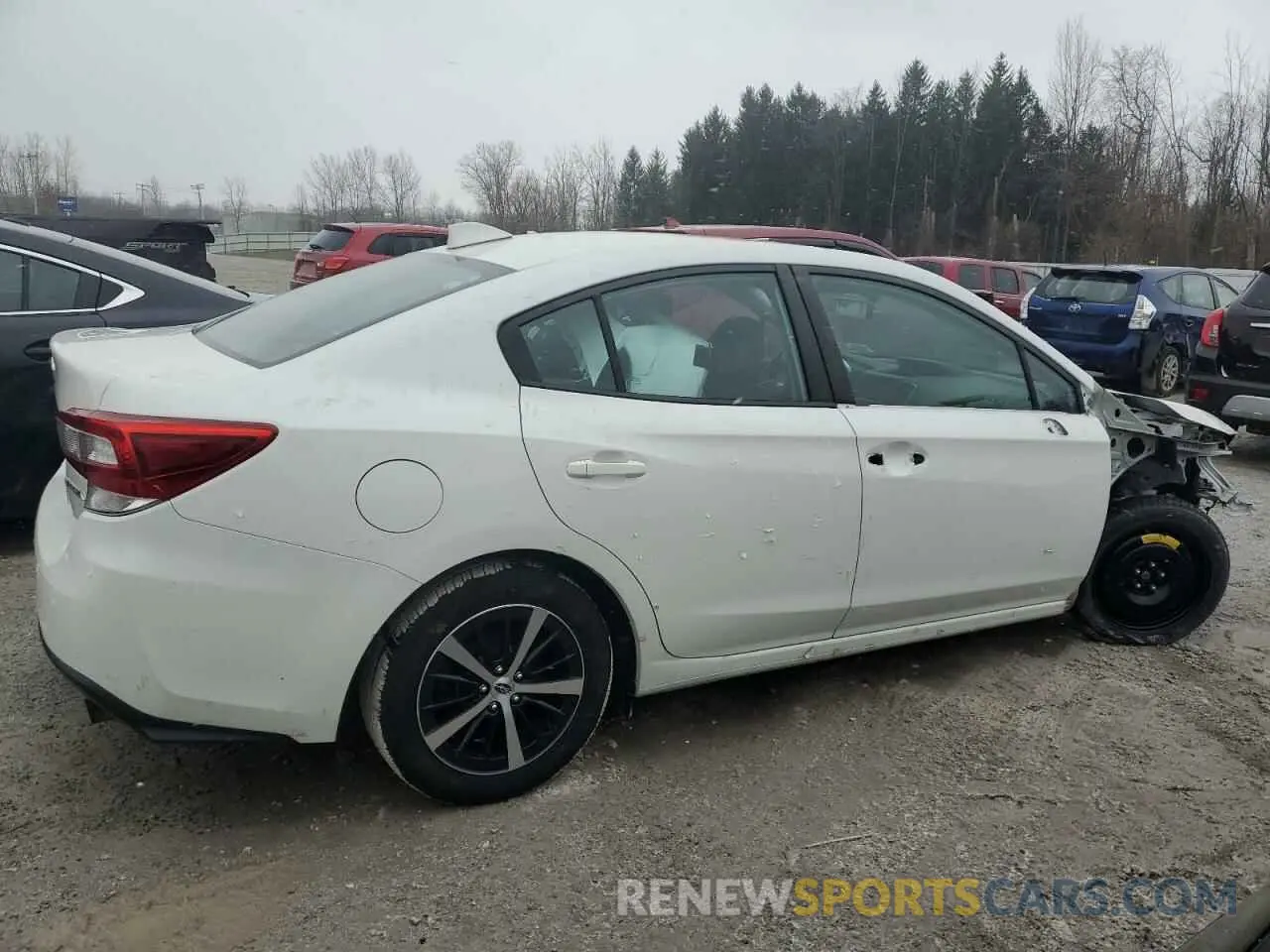 3 fotografías del automóvil dañado 4S3GKAV63L3608643 SUBARU IMPREZA 2020